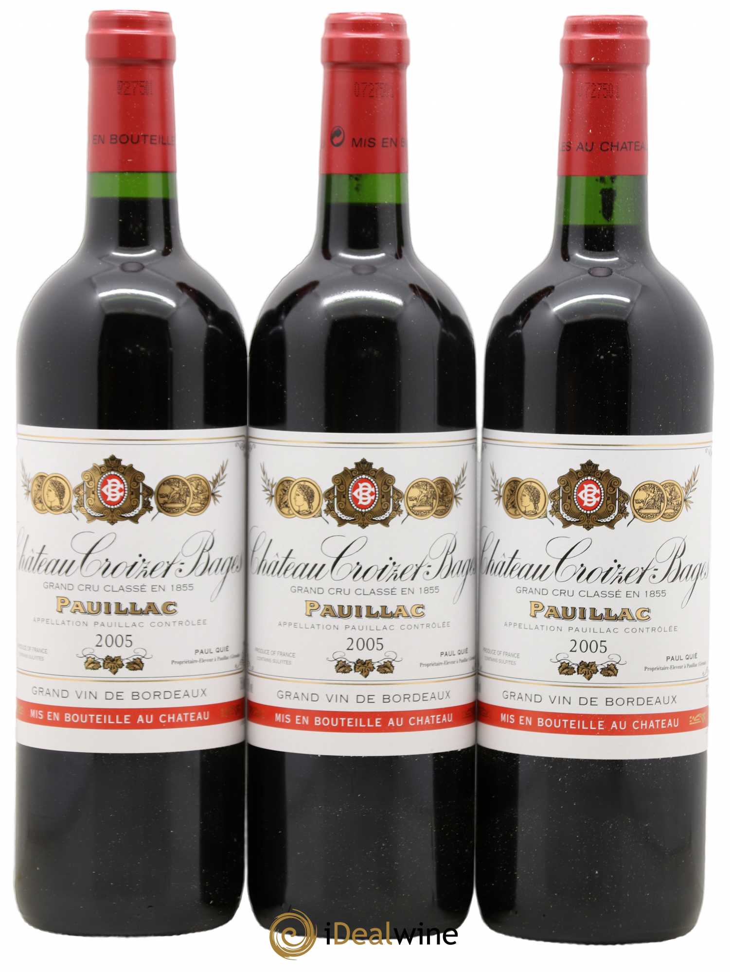 Château Croizet Bages 5ème Grand Cru Classé 2005 - Lot de 12 bouteilles - 2
