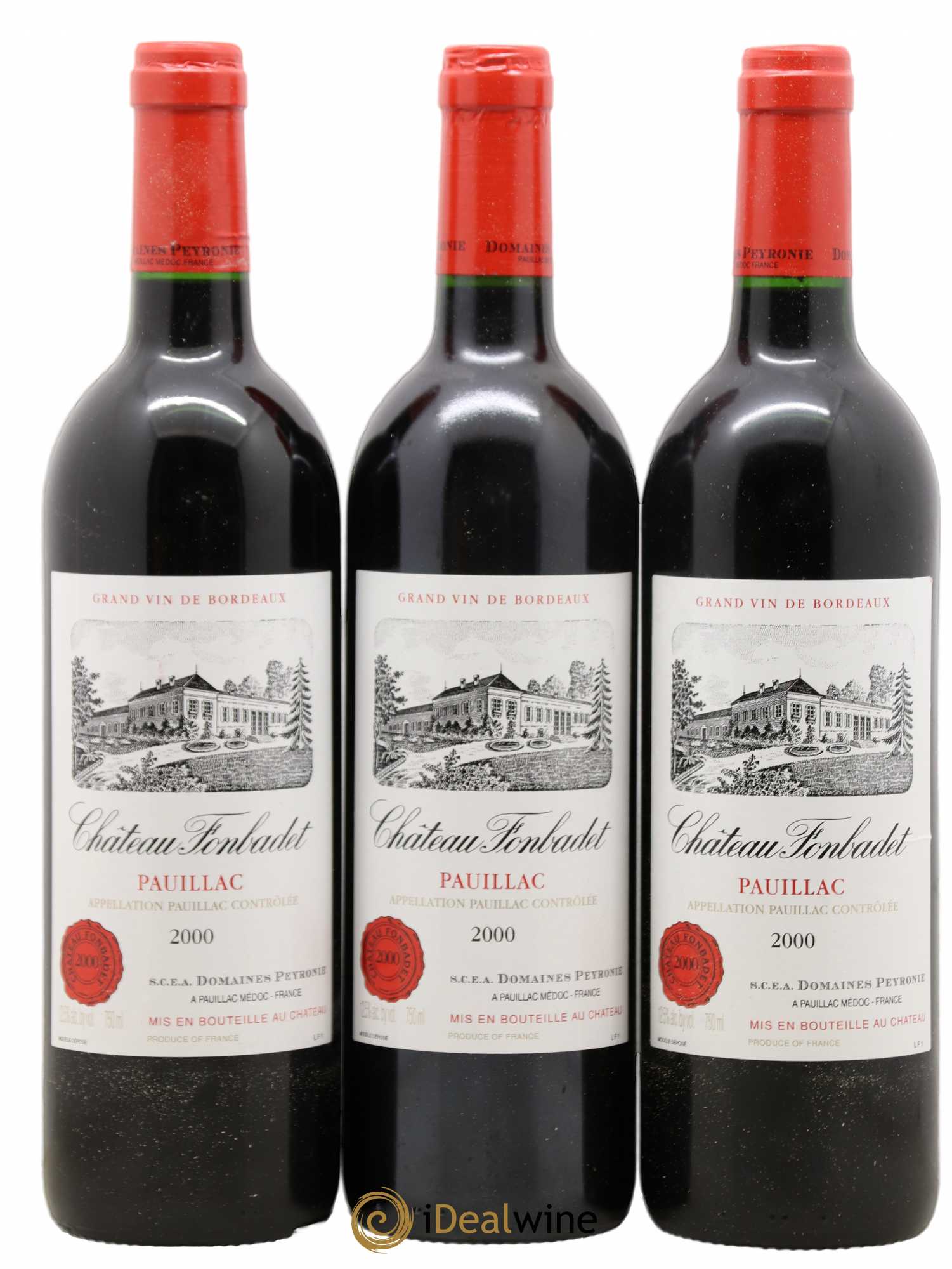 Château Fonbadet 2000 - Lot de 12 bouteilles - 3