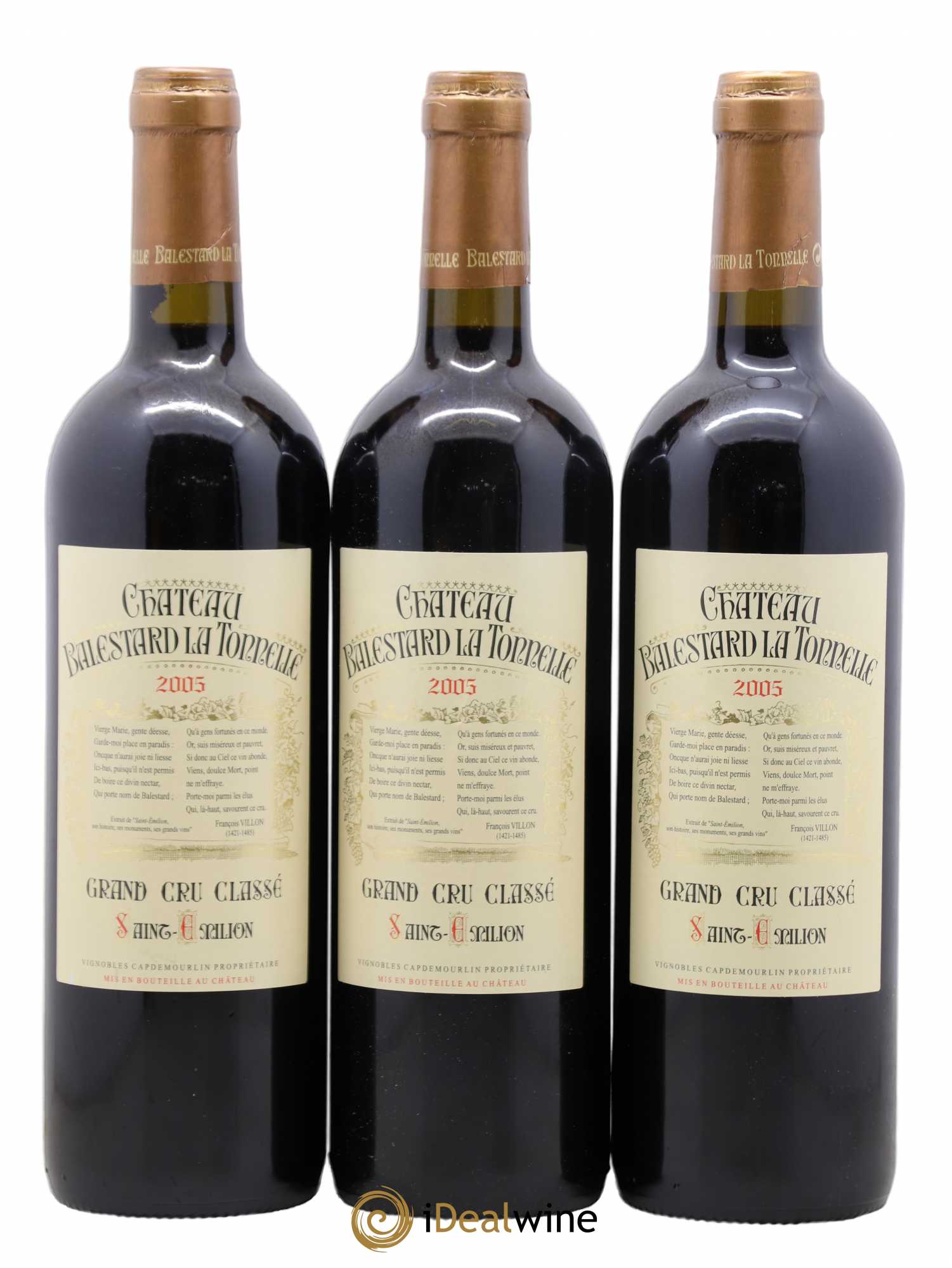 Château Balestard la Tonnelle Grand Cru Classé 2005 - Lot de 12 bouteilles - 3