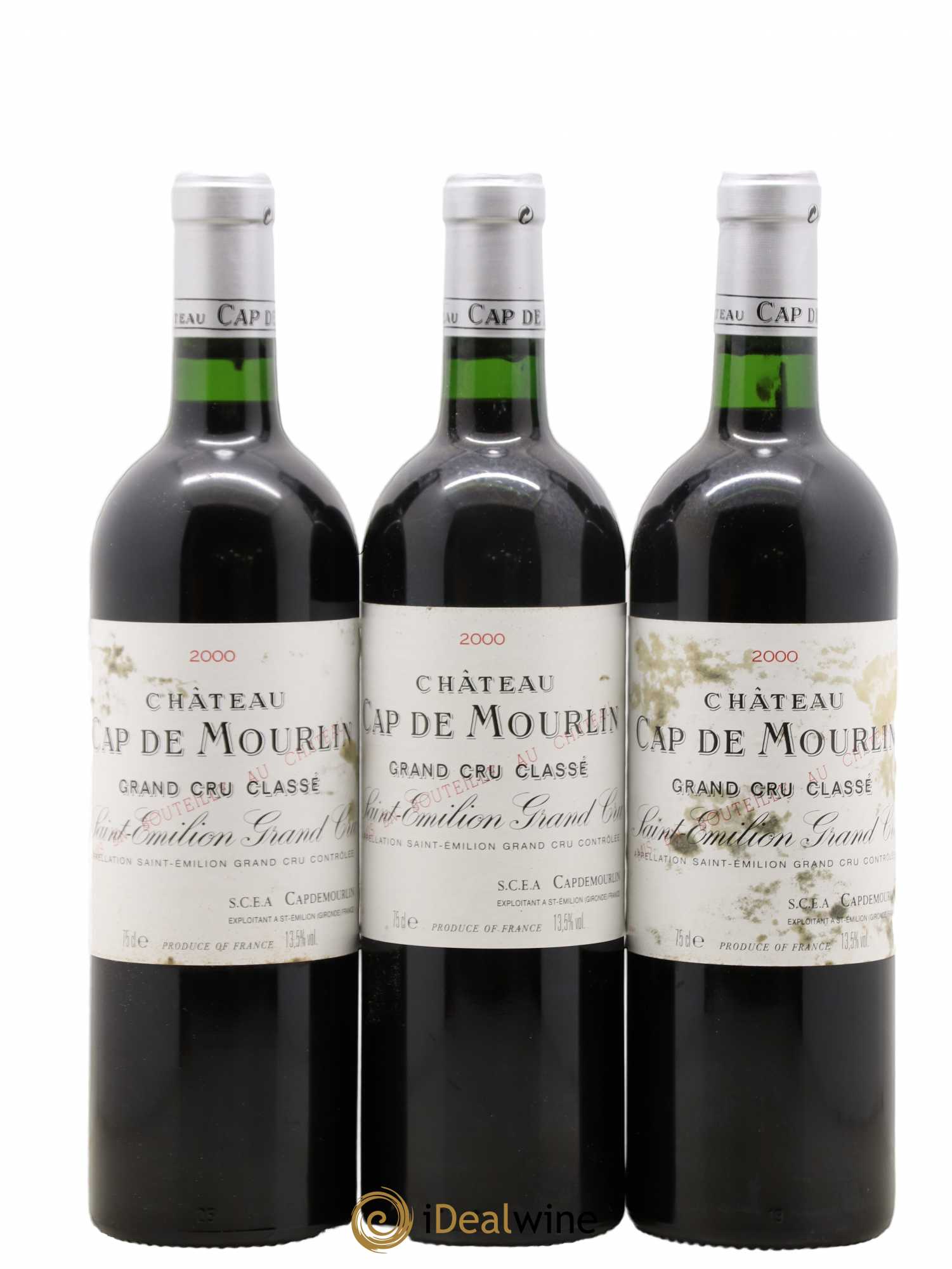 Château Cap de Mourlin Grand Cru Classé 2000 - Lot de 12 bouteilles - 2