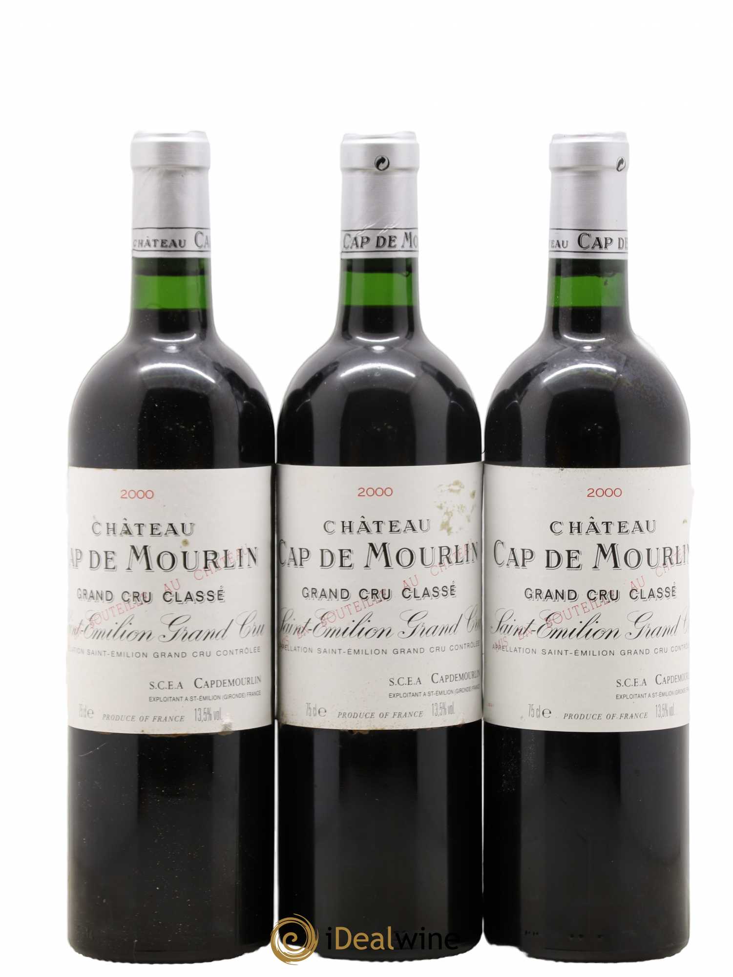 Château Cap de Mourlin Grand Cru Classé 2000 - Lot de 12 bouteilles - 3