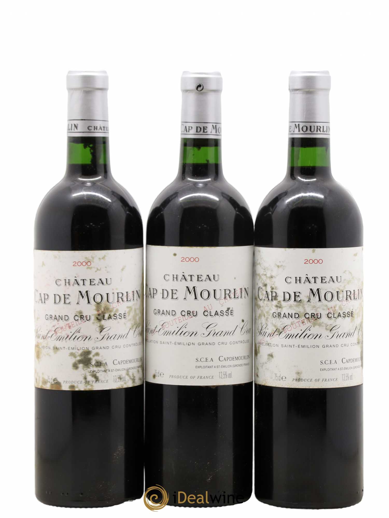 Château Cap de Mourlin Grand Cru Classé 2000 - Lot de 12 bouteilles - 4