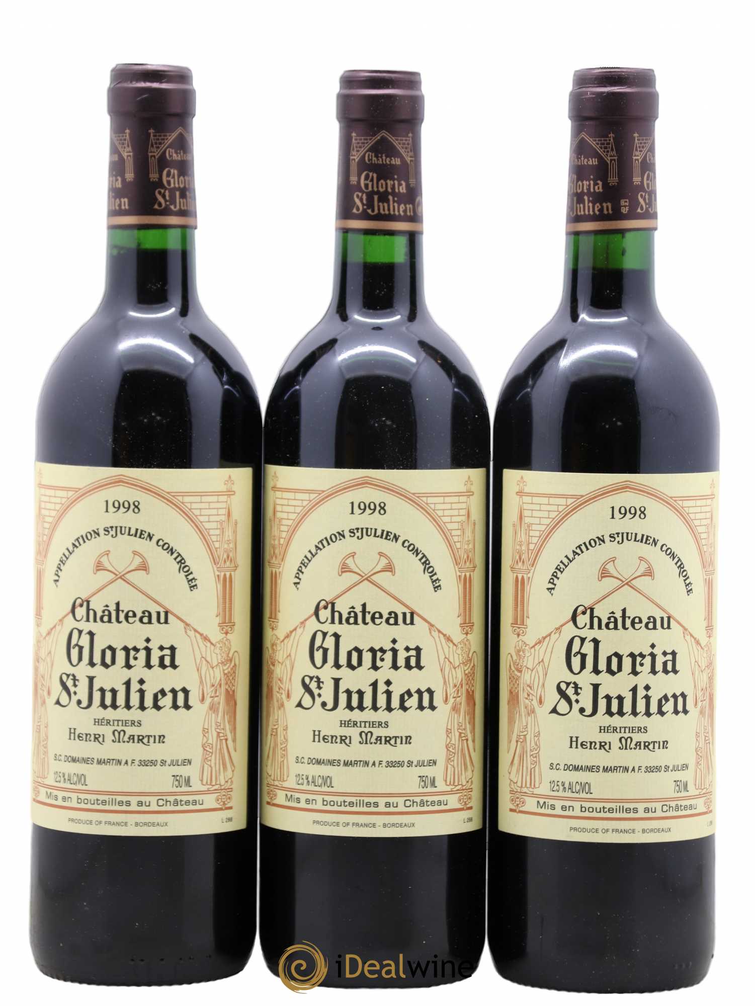 Château Gloria 1998 - Lot de 12 bouteilles - 1