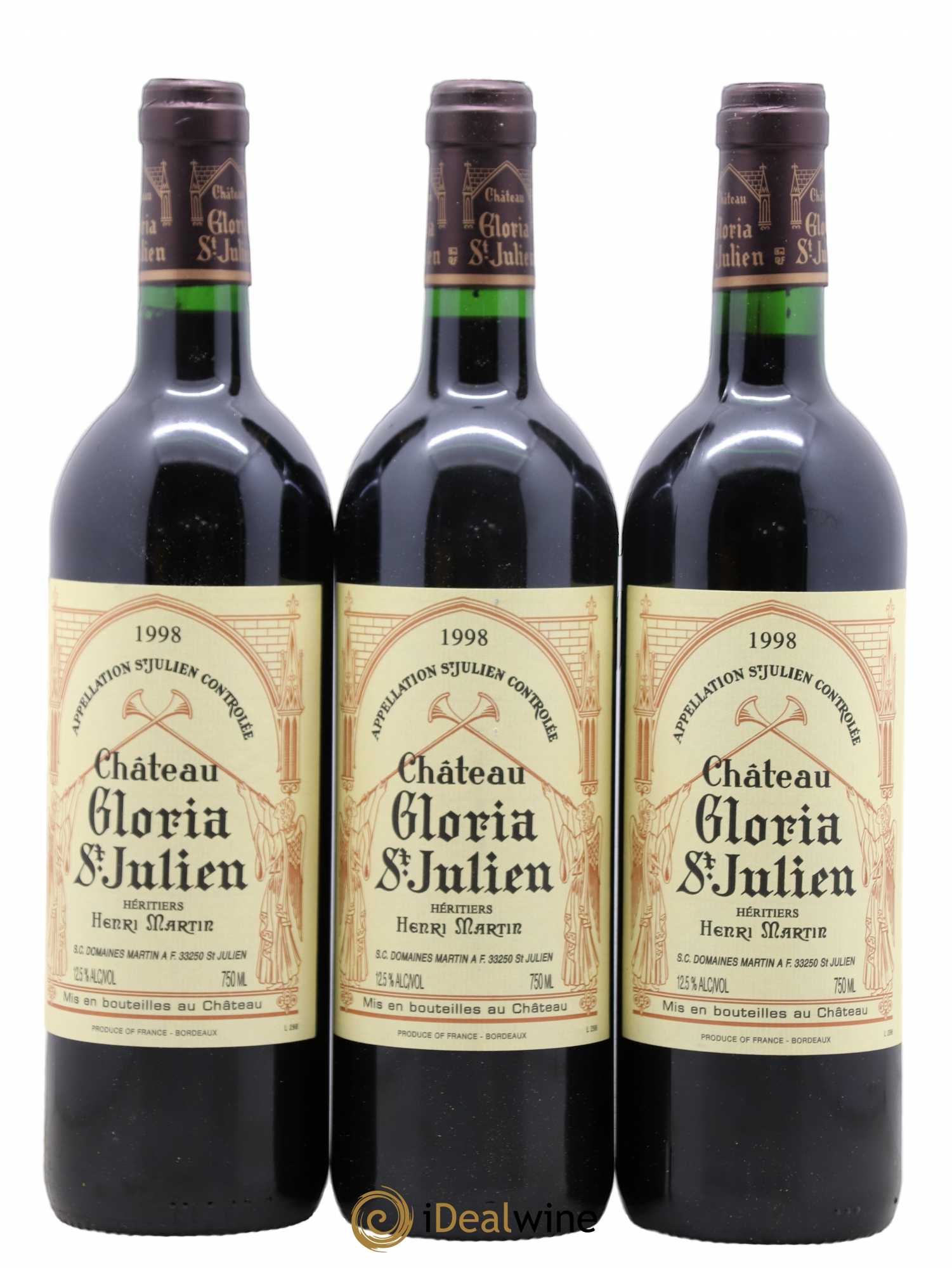 Château Gloria 1998 - Lot de 12 bouteilles - 2