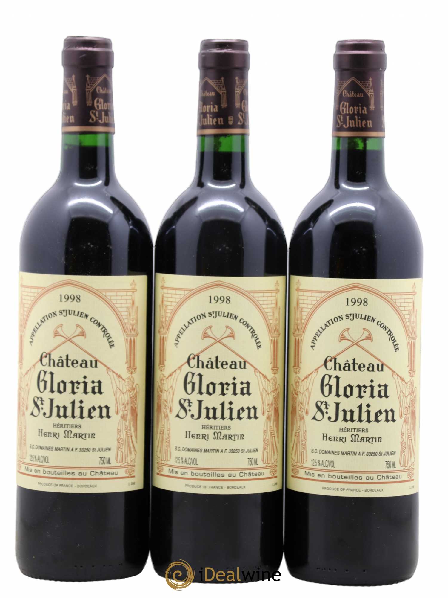 Château Gloria 1998 - Lot de 12 bouteilles - 3