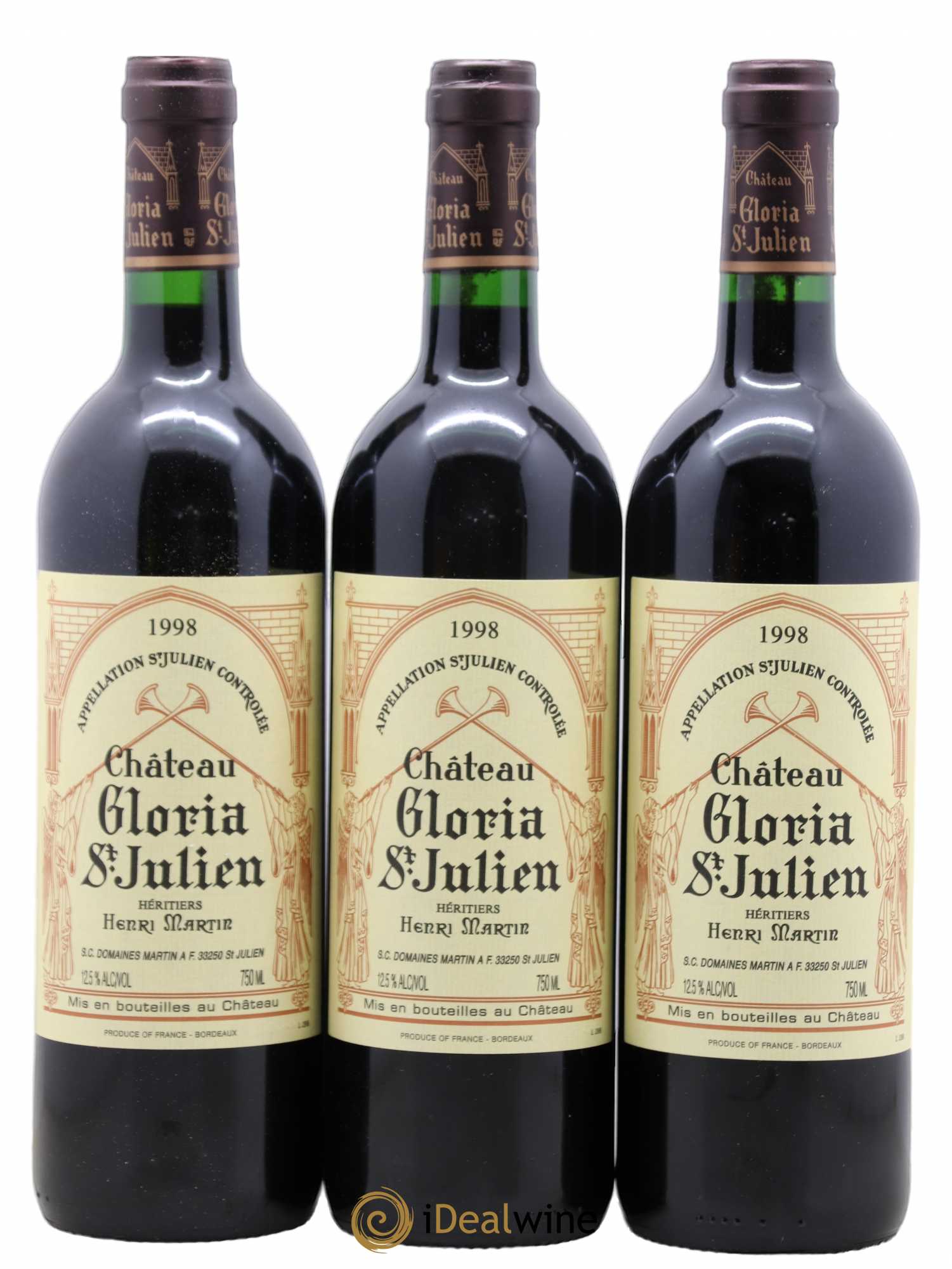 Château Gloria 1998 - Lot de 12 bouteilles - 4