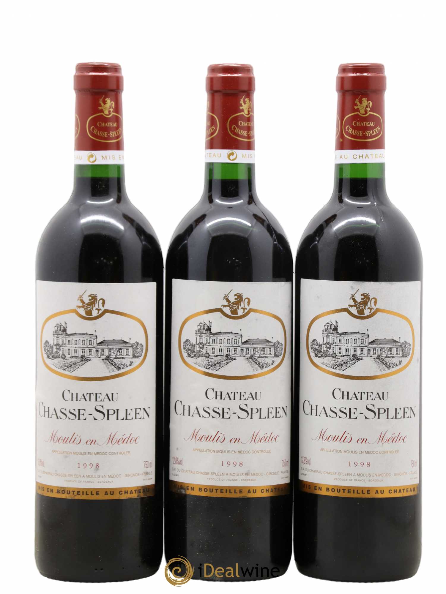 Château Chasse Spleen 1998 - Lot de 12 bouteilles - 4