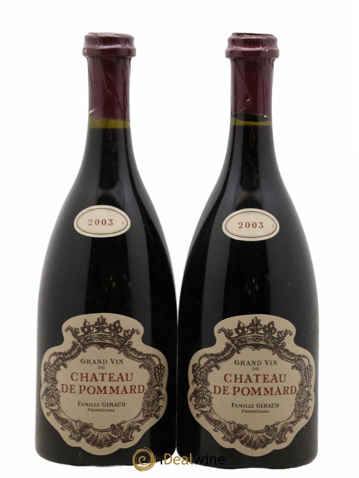 Pommard Château de Pommard 2003 - Lot de 2 bouteilles - 0