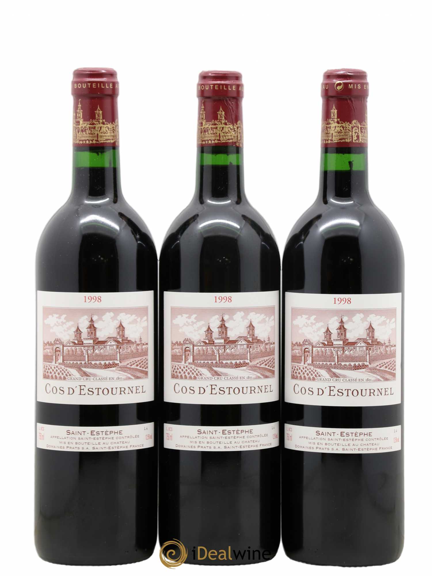 Cos d'Estournel 2ème Grand Cru Classé 1998 - Lot de 12 bouteilles - 1