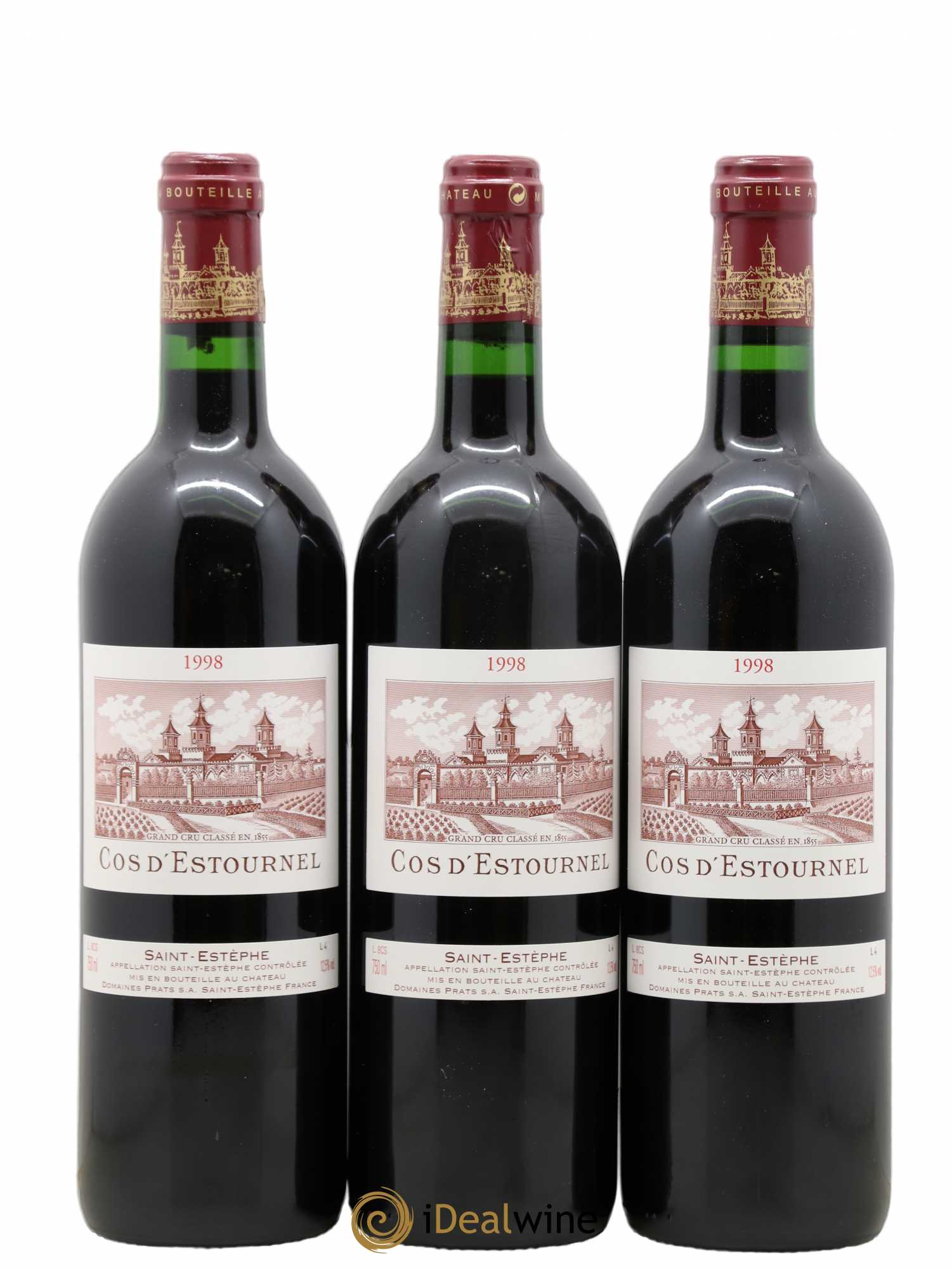 Cos d'Estournel 2ème Grand Cru Classé 1998 - Lot de 12 bouteilles - 4