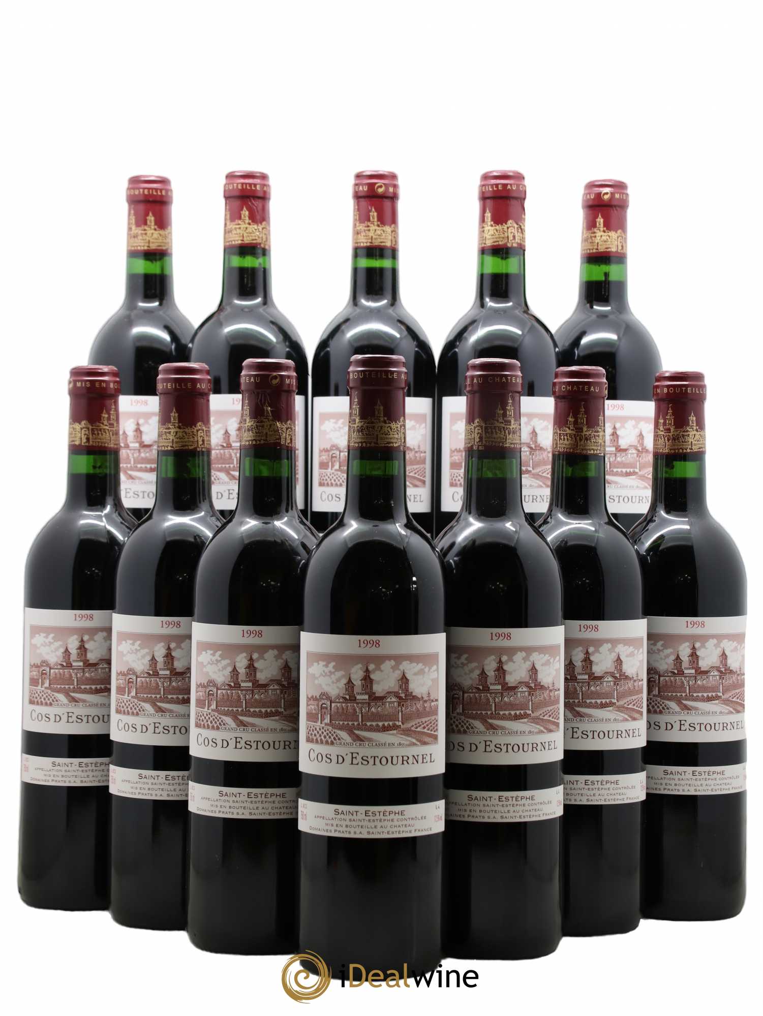 Cos d'Estournel 2ème Grand Cru Classé 1998 - Lot de 12 bouteilles - 0