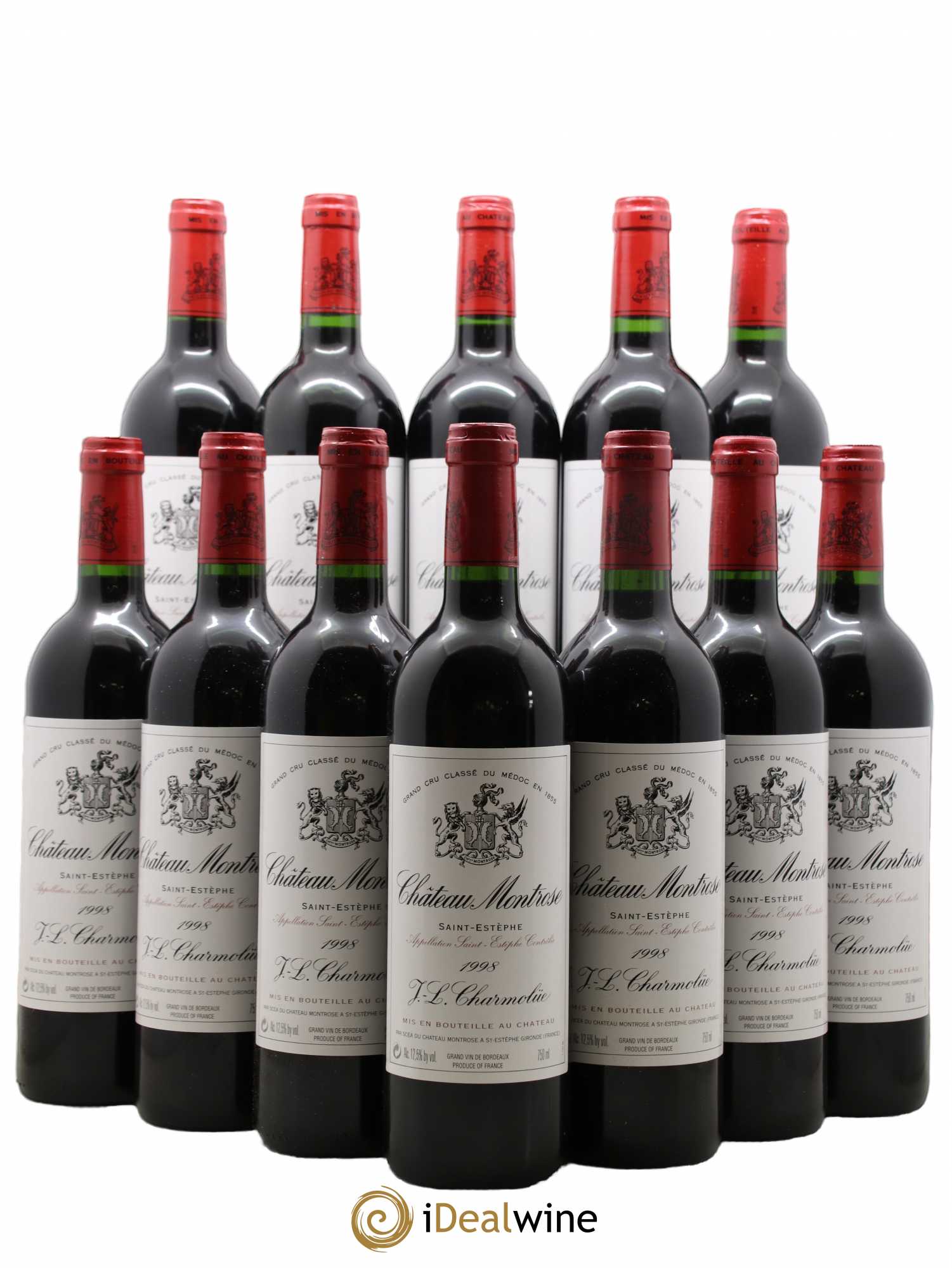 Château Montrose 2ème Grand Cru Classé 1998 - Lot de 12 bouteilles - 0