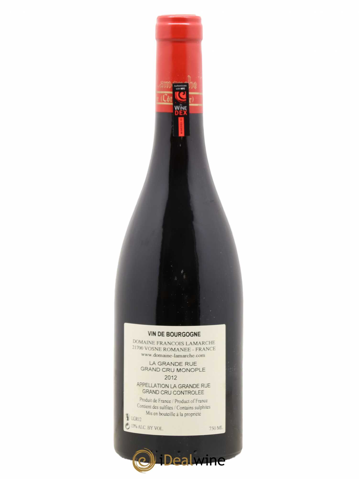 La Grande Rue Grand Cru Lamarche (Domaine) 2012 - Lot de 1 bouteille - 1