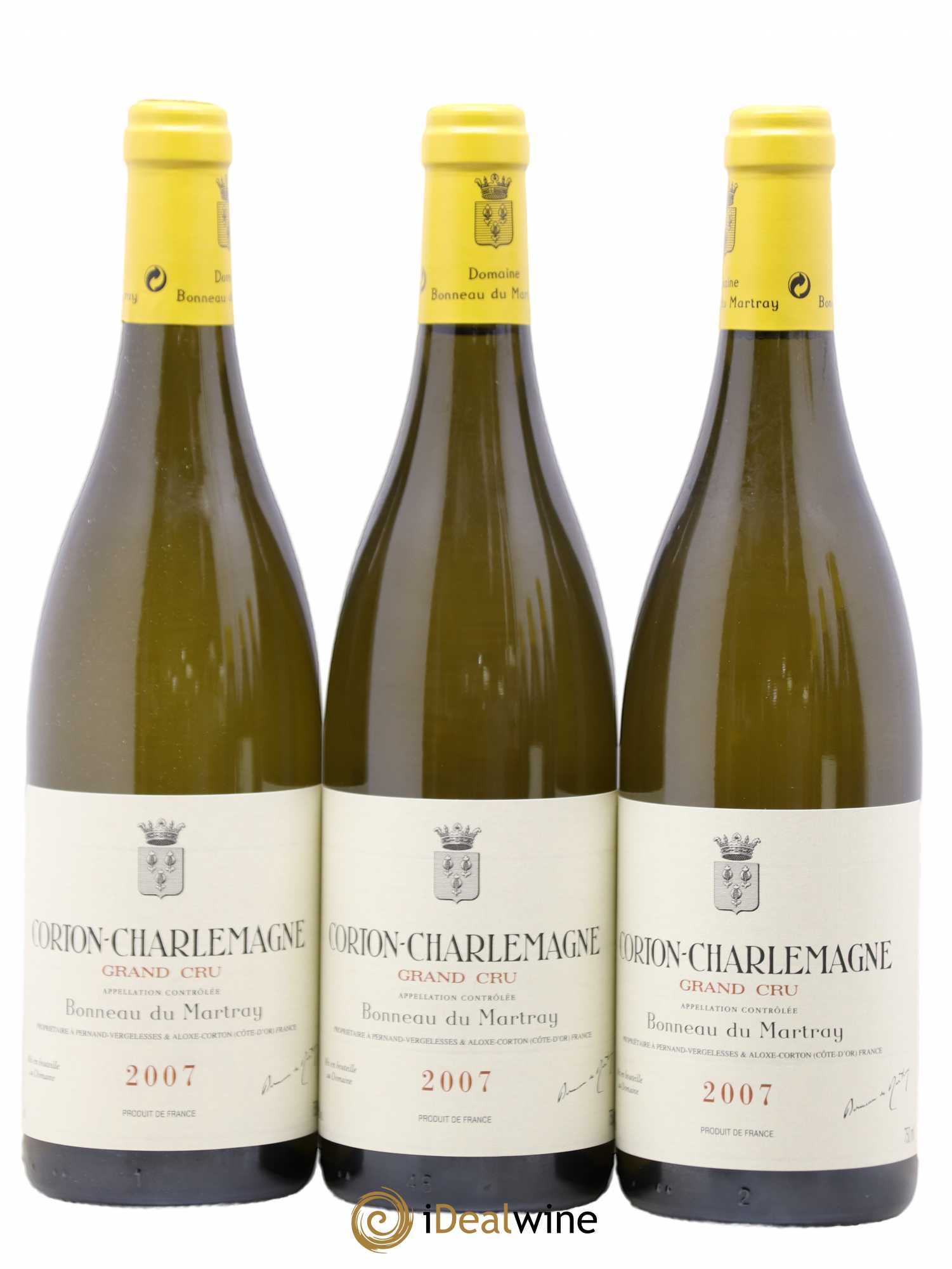 Corton-Charlemagne Grand Cru Bonneau du Martray (Domaine) 2007 - Lot de 6 bouteilles - 1