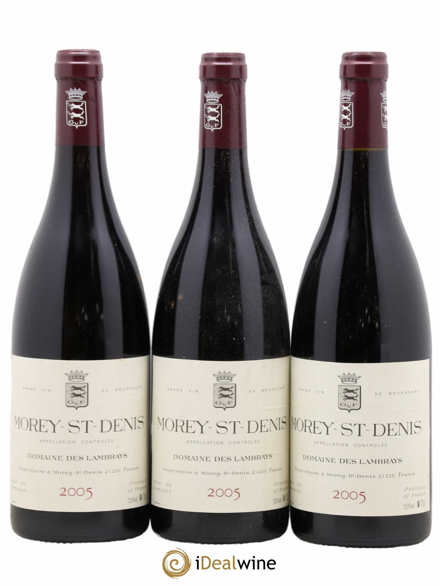 Morey-Saint-Denis Domaine des Lambrays 2005 - Lot de 3 bouteilles - 0