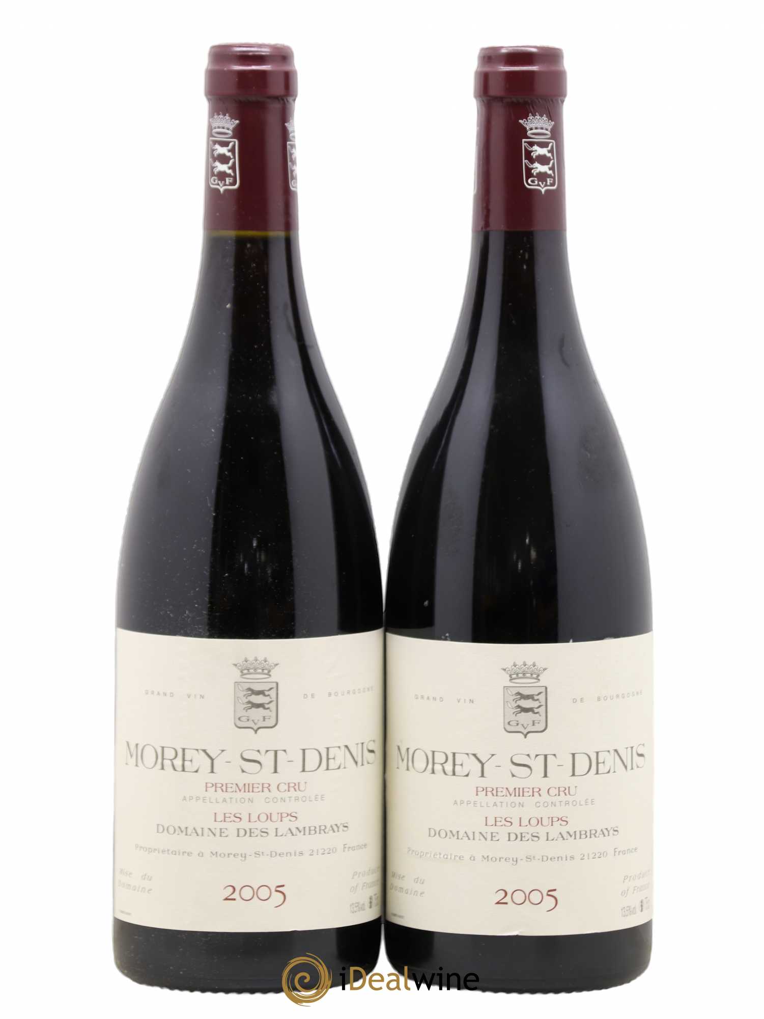 Morey-Saint-Denis 1er Cru Les Loups Domaine des Lambrays 2005 - Lot de 2 bouteilles - 0
