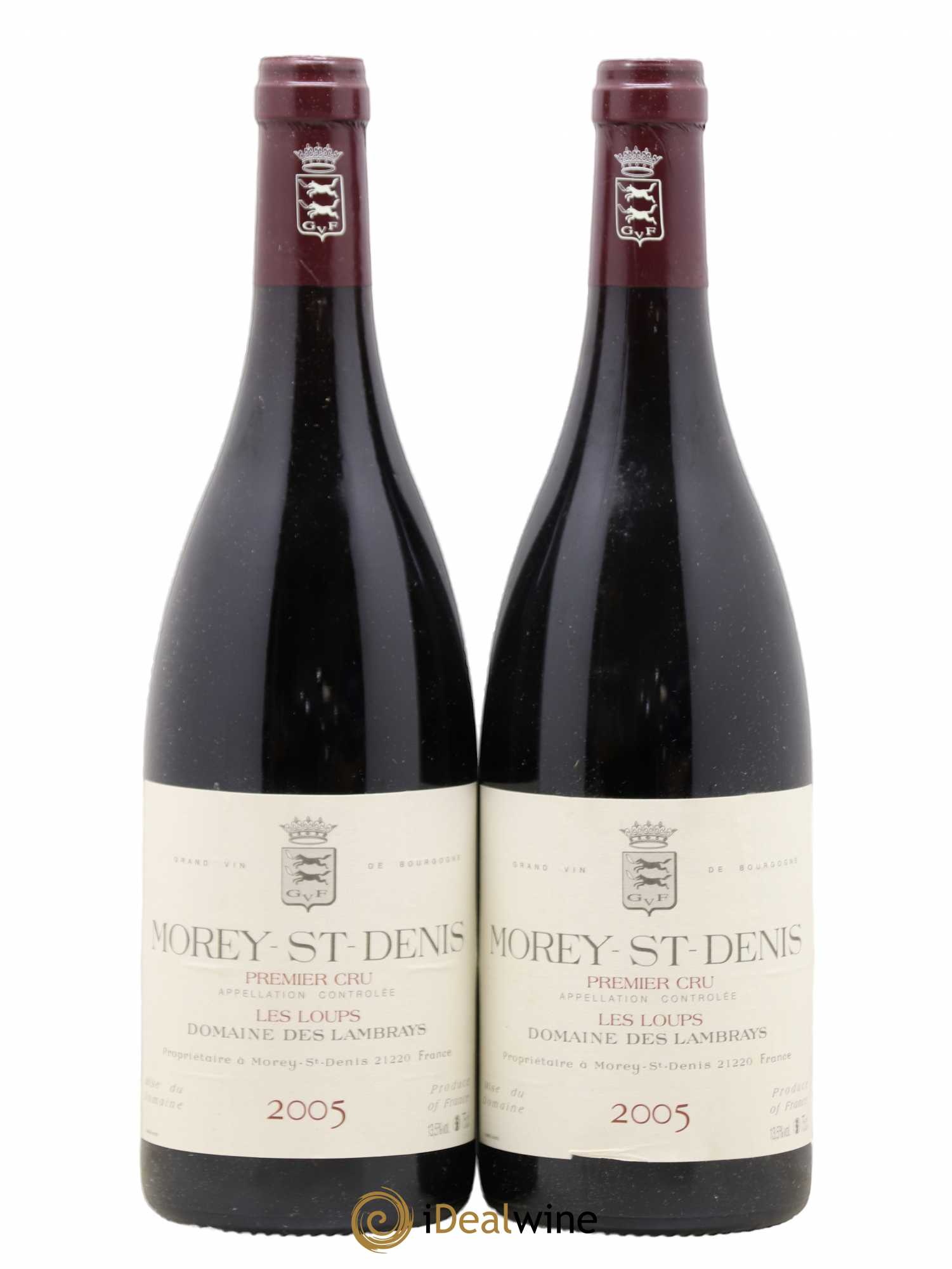 Morey-Saint-Denis 1er Cru Les Loups Domaine des Lambrays 2005 - Lot de 2 bouteilles - 0