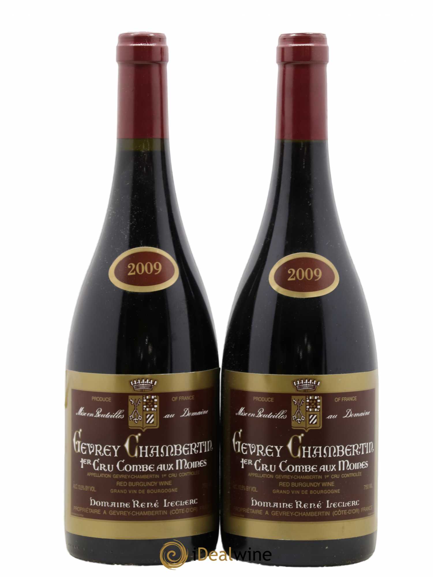 Gevrey-Chambertin 1er Cru La Combe aux Moines Philippe Leclerc 2009 - Lot de 2 bouteilles - 0