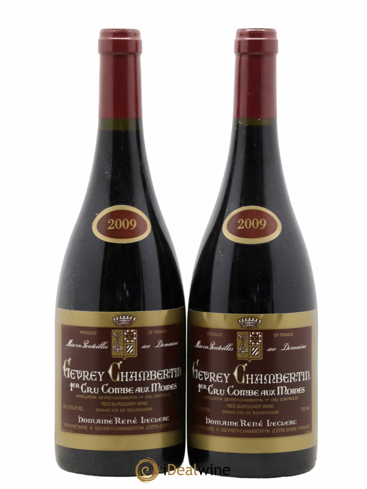 Gevrey-Chambertin 1er Cru La Combe aux Moines Philippe Leclerc 2009 - Lot de 2 bouteilles - 0