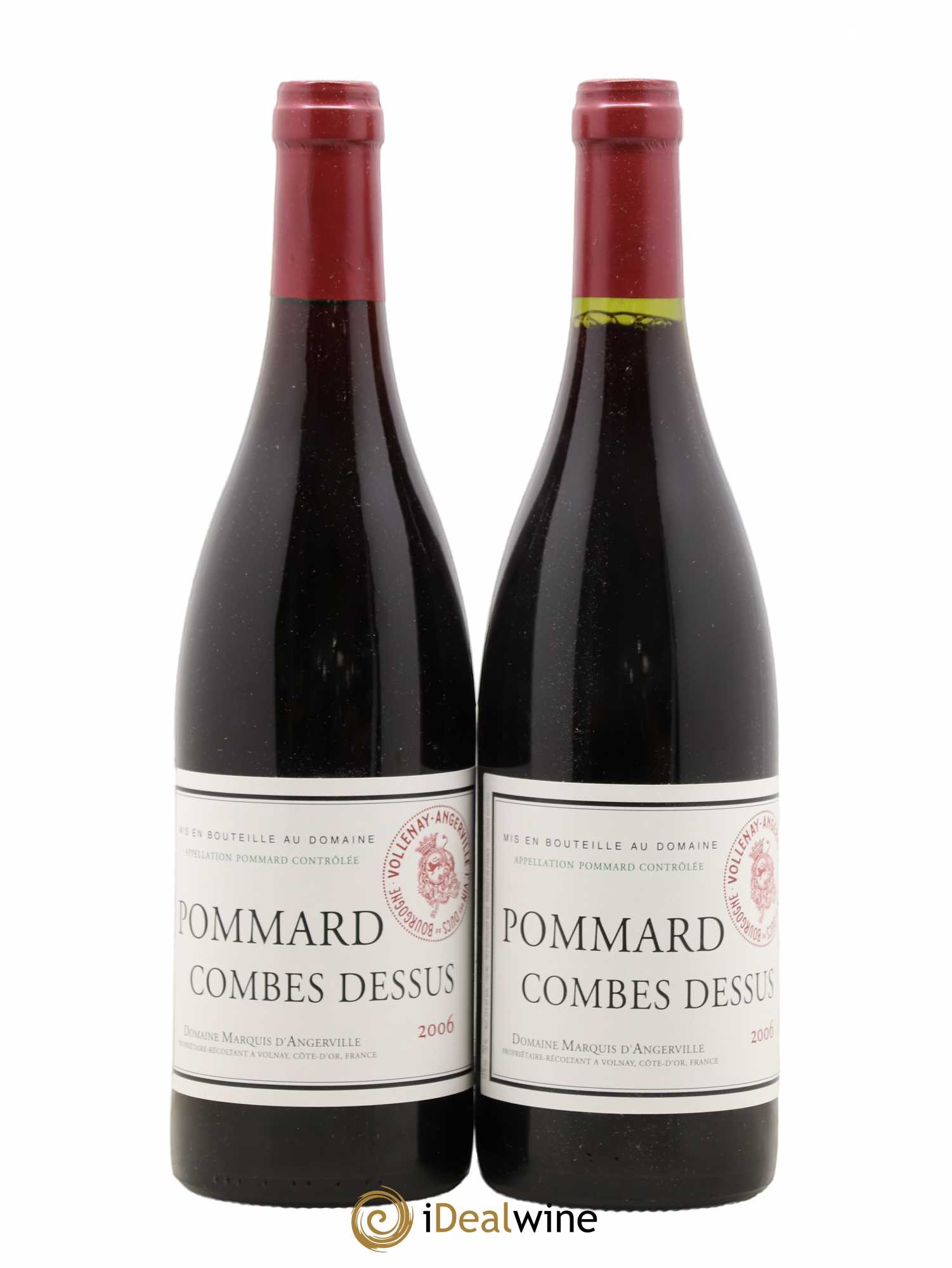 Pommard Combes-Dessus Marquis d'Angerville (Domaine) 2006 - Lot of 2 bottles - 0