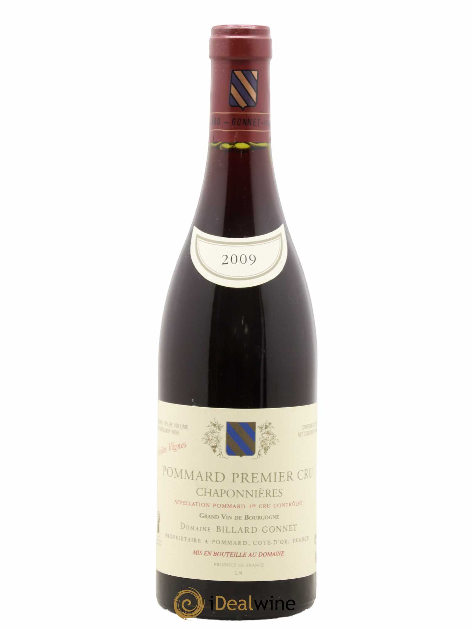 Pommard 1er Cru Chaponnières Vieilles Vignes Billard Gonet 2009 - Posten von 1 Flasche - 0