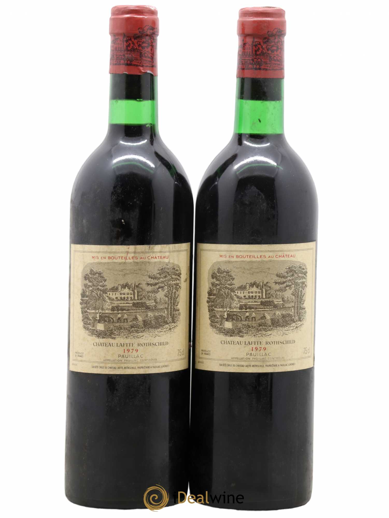 Château Lafite Rothschild 1er Grand Cru Classé 1979 - Lot de 2 bouteilles - 0