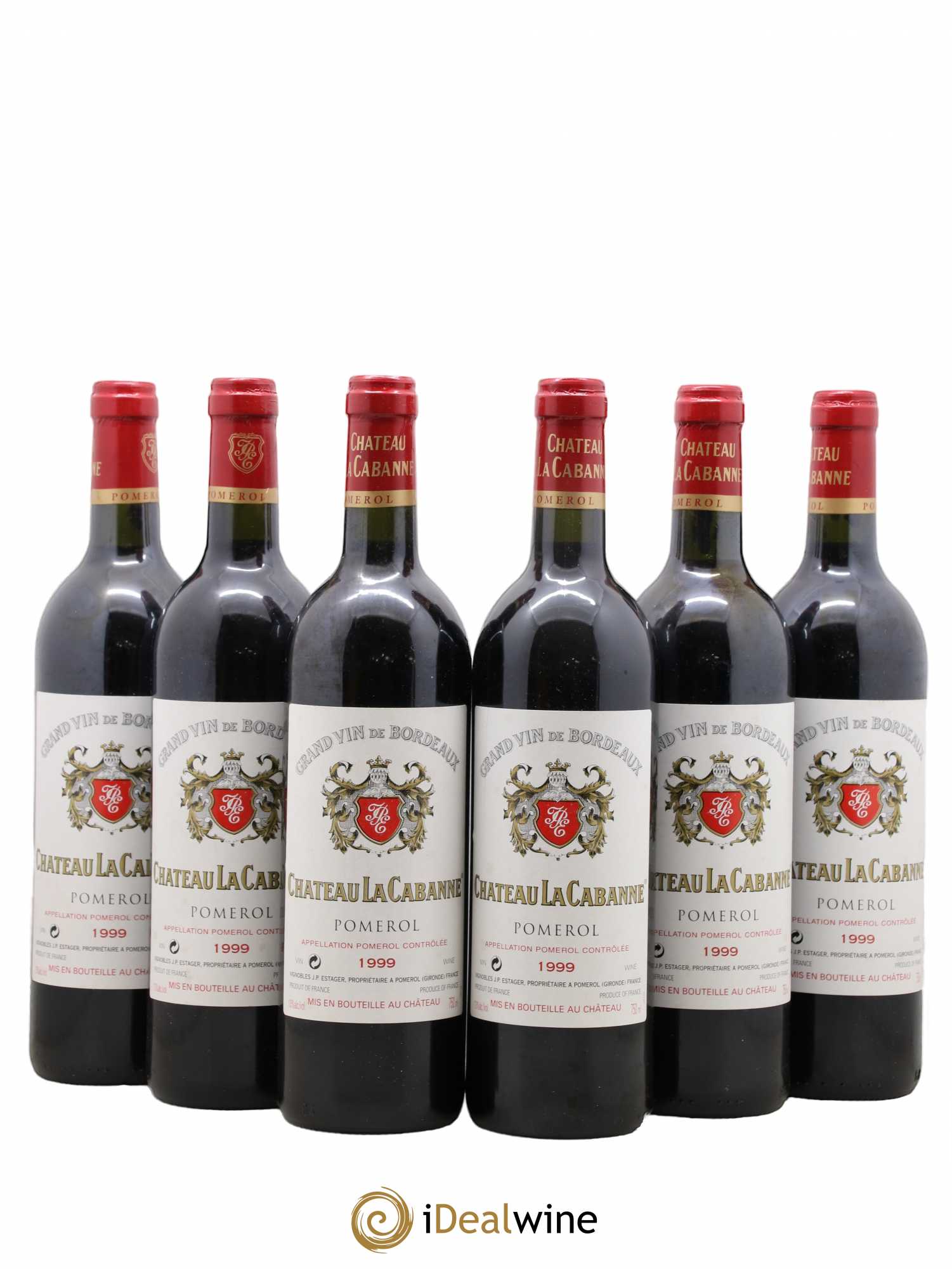 Château la Cabanne 1999 - Lot de 6 bouteilles - 0