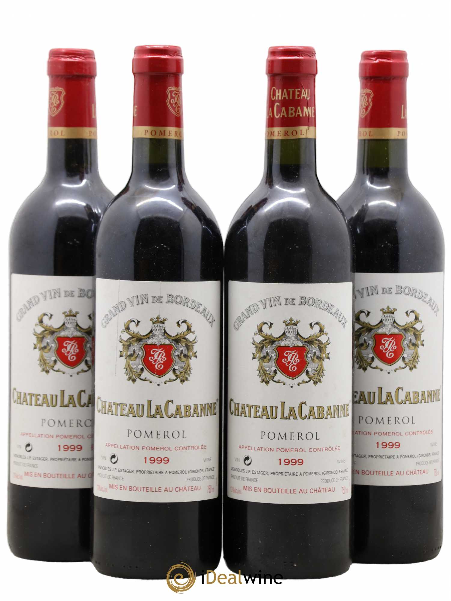 Château la Cabanne 1999 - Lot de 4 bouteilles - 0