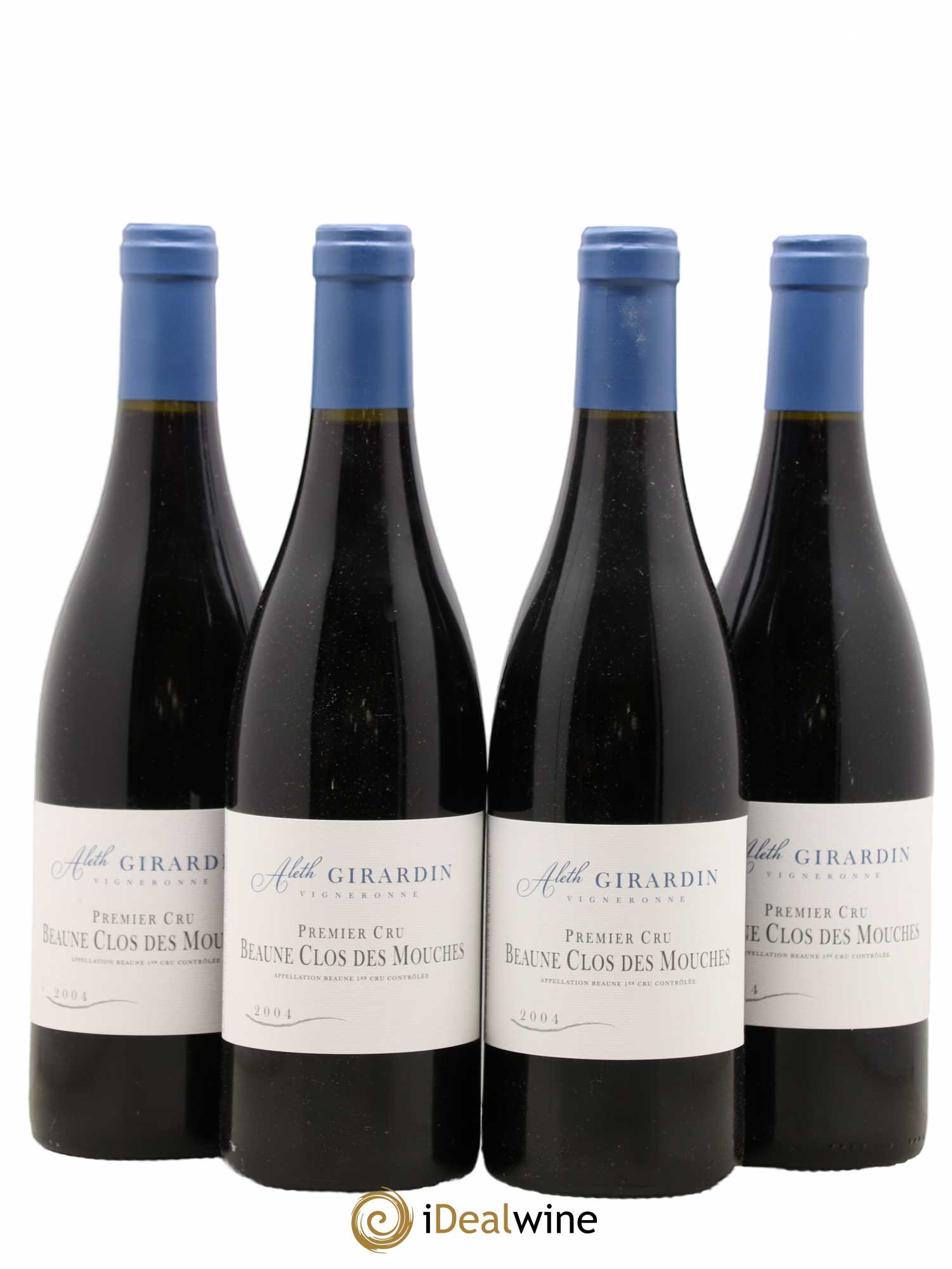 Beaune 1er Cru Clos des Mouches Girardin Aleth 2004 - Posten von 4 Flaschen - 0