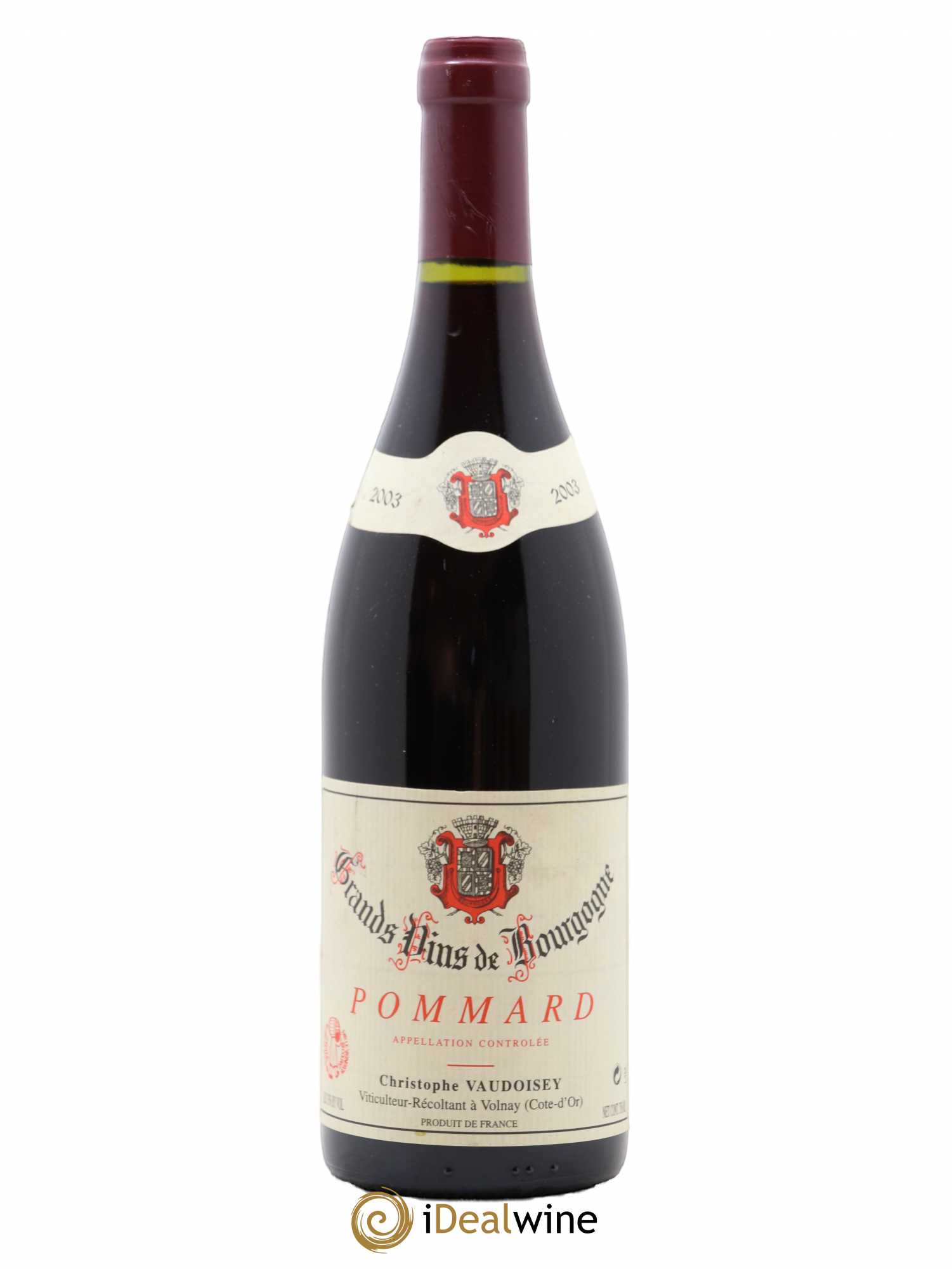 Pommard Christophe Vaudoisey 2003 - Lot de 1 bouteille - 0