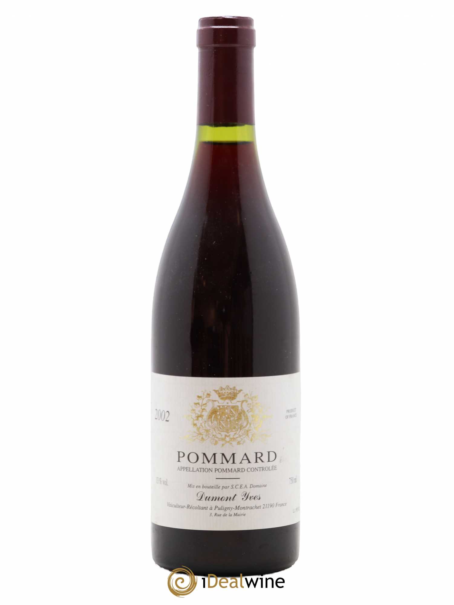 Pommard Domaine Yves Dumont 2002 - Posten von 1 Flasche - 0