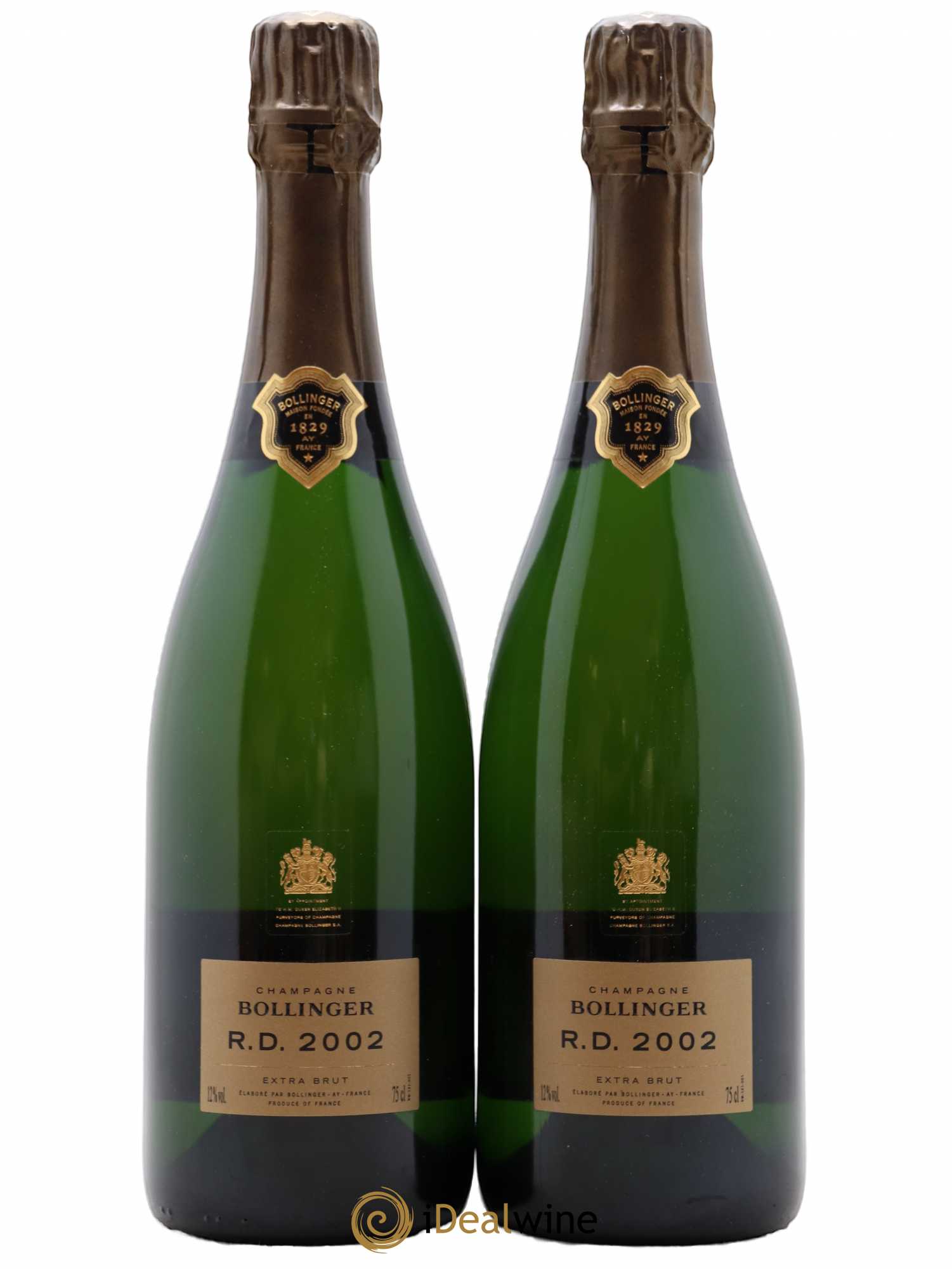 R.D. Extra-Brut Bollinger 2002 - Lot de 2 bouteilles - 0