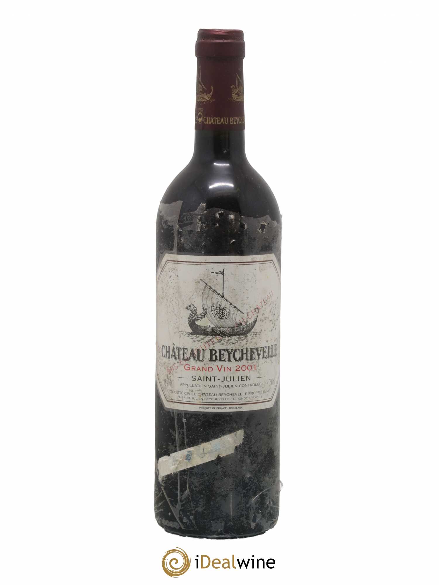 Château Beychevelle 4ème Grand Cru Classé 2001 - Lot de 1 bouteille - 0