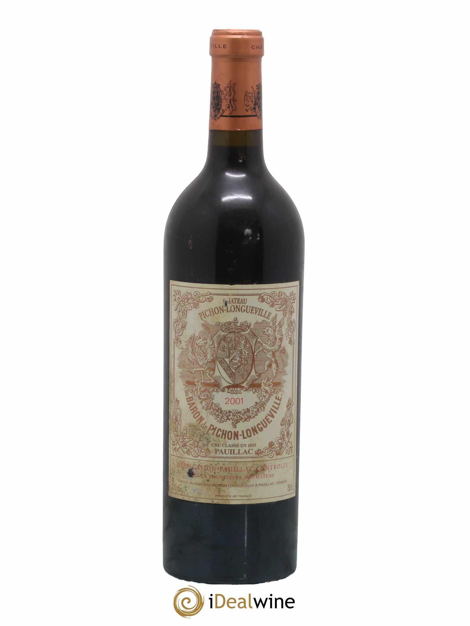 Pichon Longueville Baron 2ème Grand Cru Classé 2001 - Lot de 1 bouteille - 0