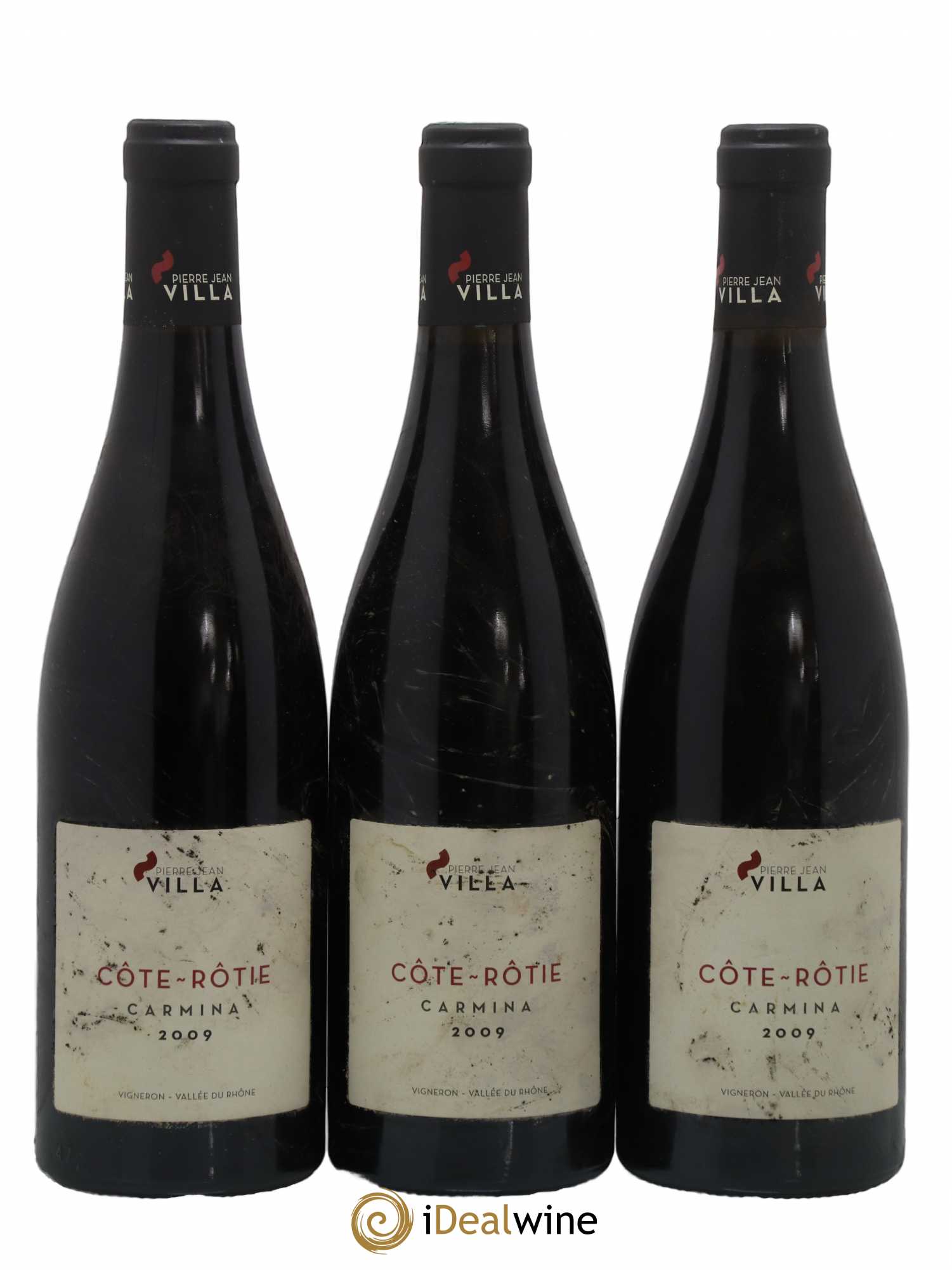Côte-Rôtie Carmina Pierre-Jean Villa 2009 - Lot de 3 bouteilles - 0