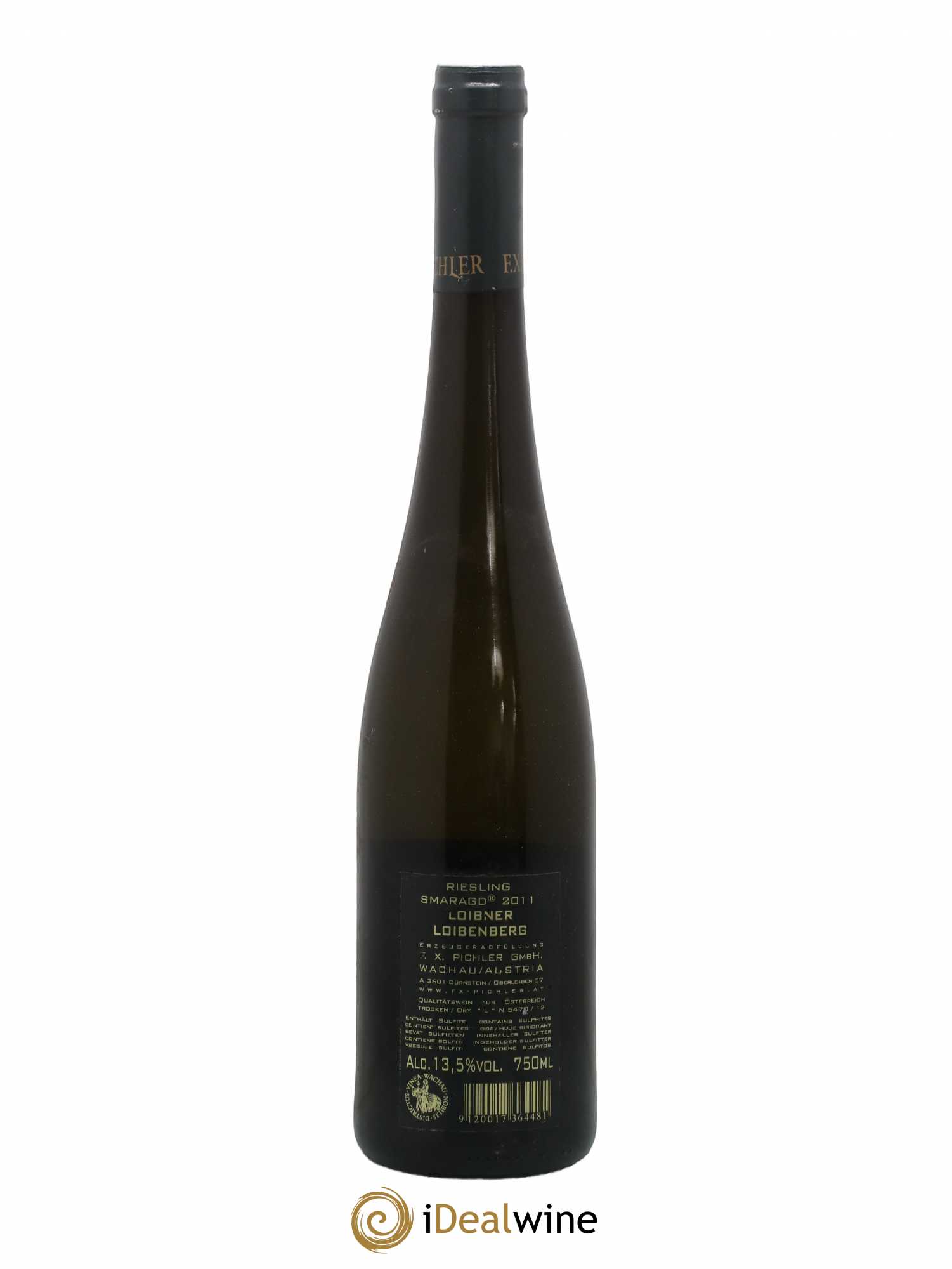 Autriche Loibner Loibenberg Riesling Smaragd F.X Pichler 2011 - Posten von 1 Flasche - 1