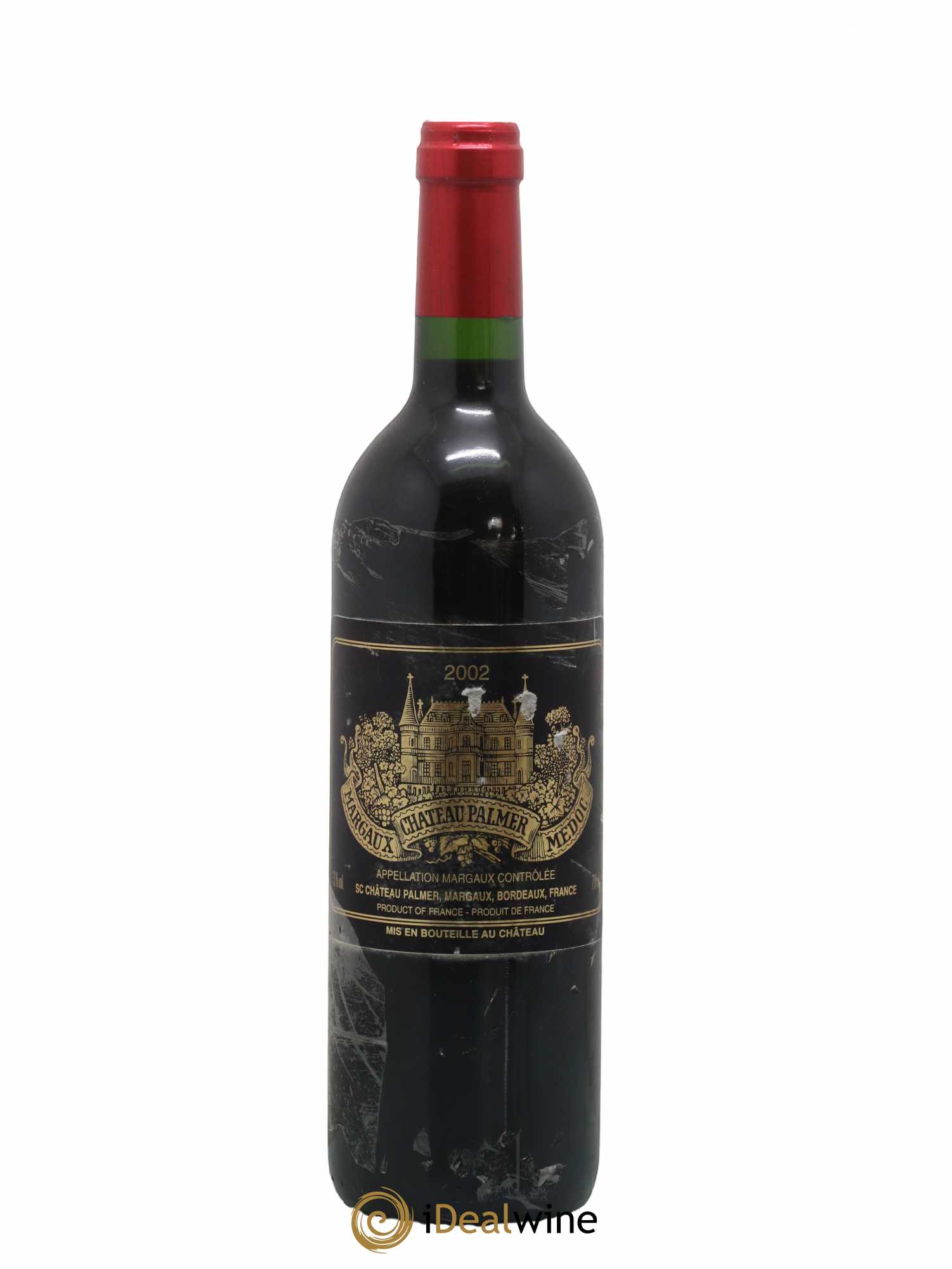 Château Palmer 3ème Grand Cru Classé 2002 - Lot de 1 bouteille - 0