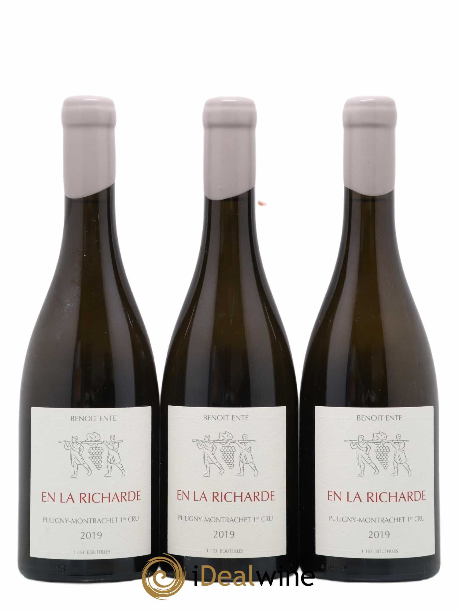 Puligny-Montrachet 1er Cru Folatières En la Richarde Benoit Ente 2019 - Lot de 3 bouteilles - 0