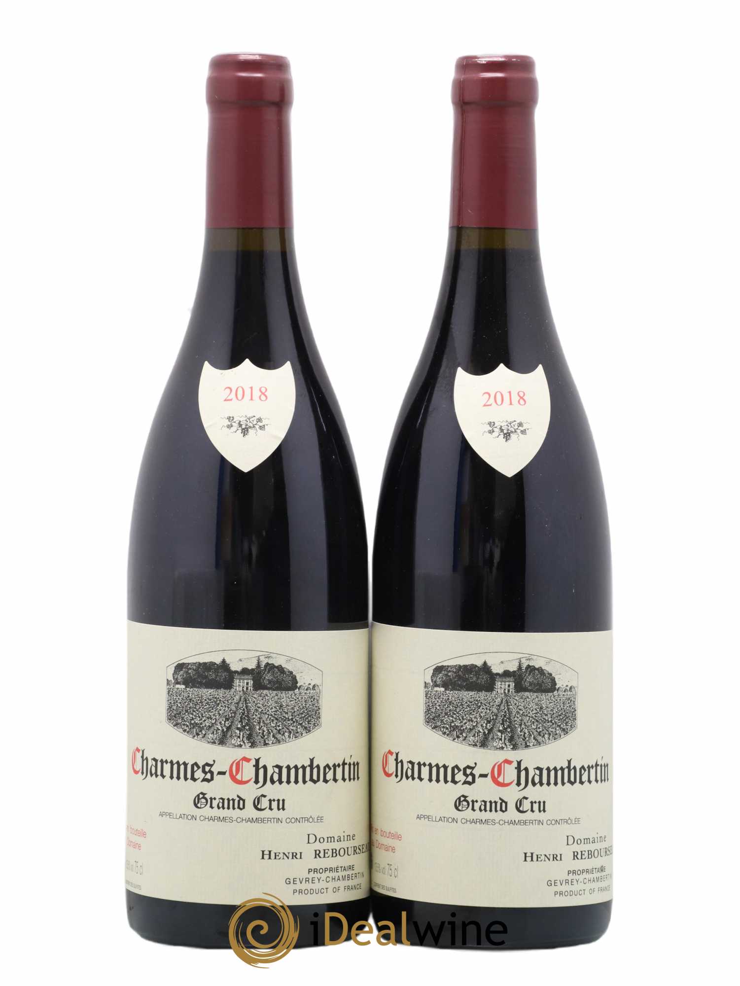 Charmes-Chambertin Grand Cru Henri Rebourseau 2018 - Lot de 2 bouteilles - 0