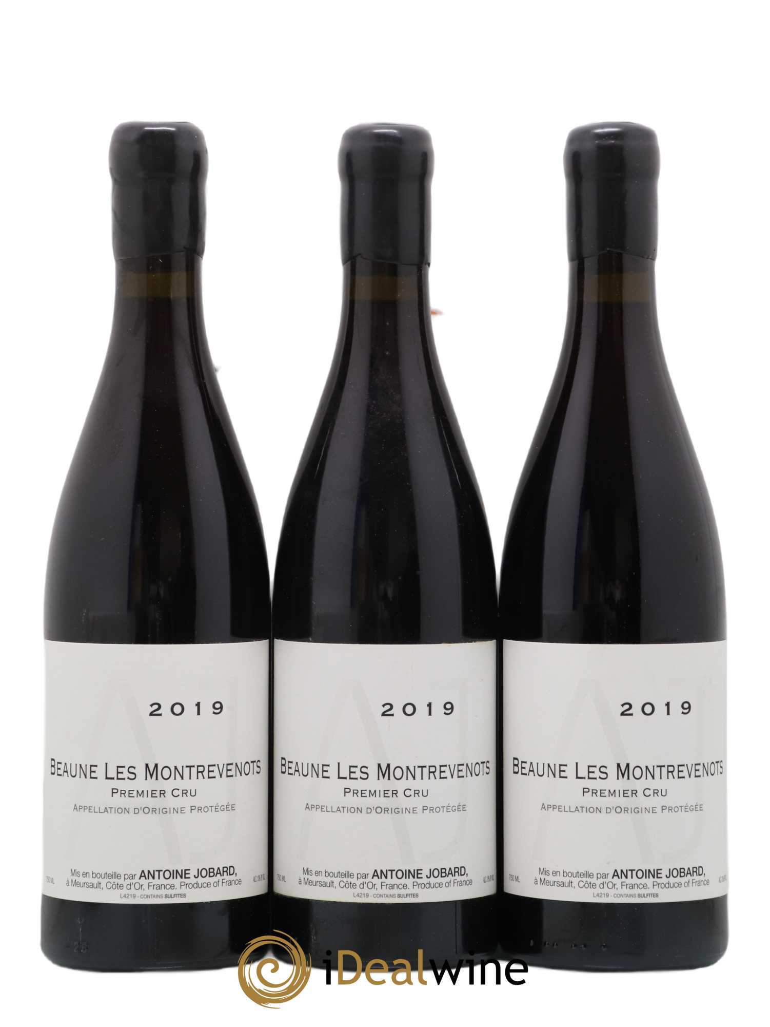 Beaune 1er Cru Les Montrevenots Antoine Jobard 2019 - Posten von 3 Flaschen - 0