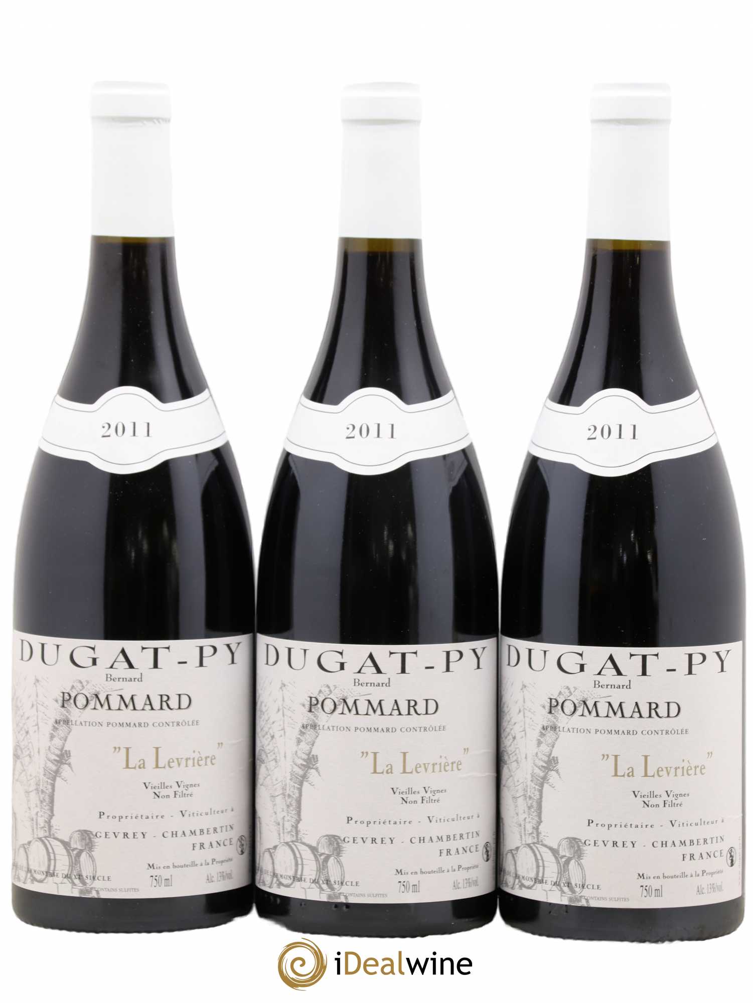 Pommard La Levrière Dugat-Py 2011 - Lot de 3 bouteilles - 0
