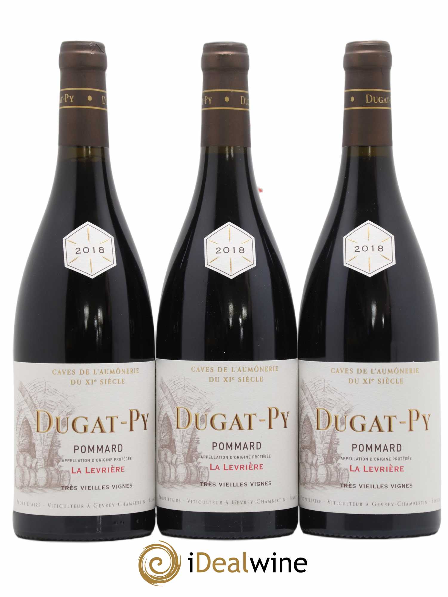 Pommard La Levrière Dugat-Py Très Vieilles Vignes 2018 - Lot de 3 bouteilles - 0
