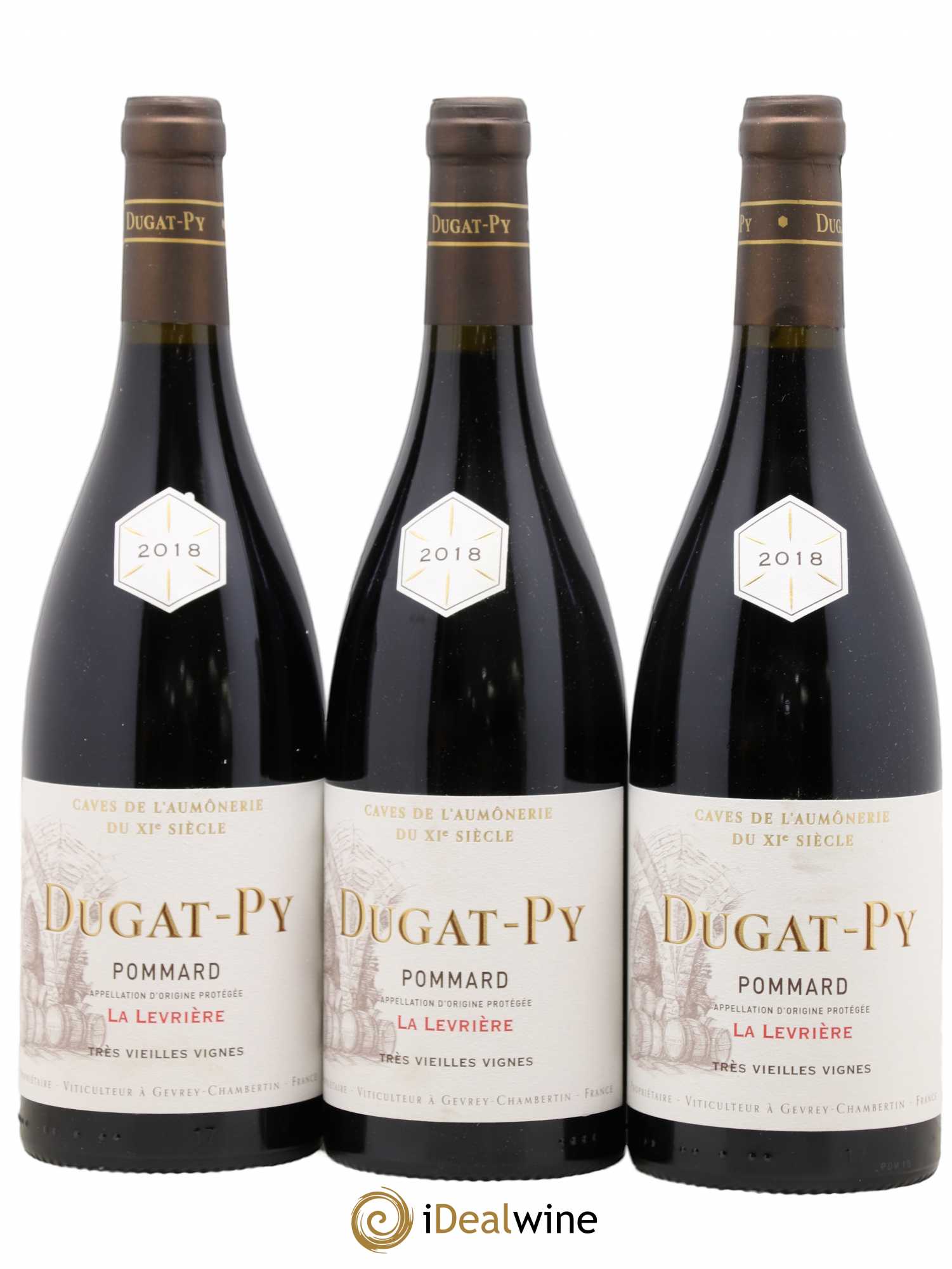 Pommard La Levrière Dugat-Py Très Vieilles Vignes 2018 - Lot de 3 bouteilles - 0