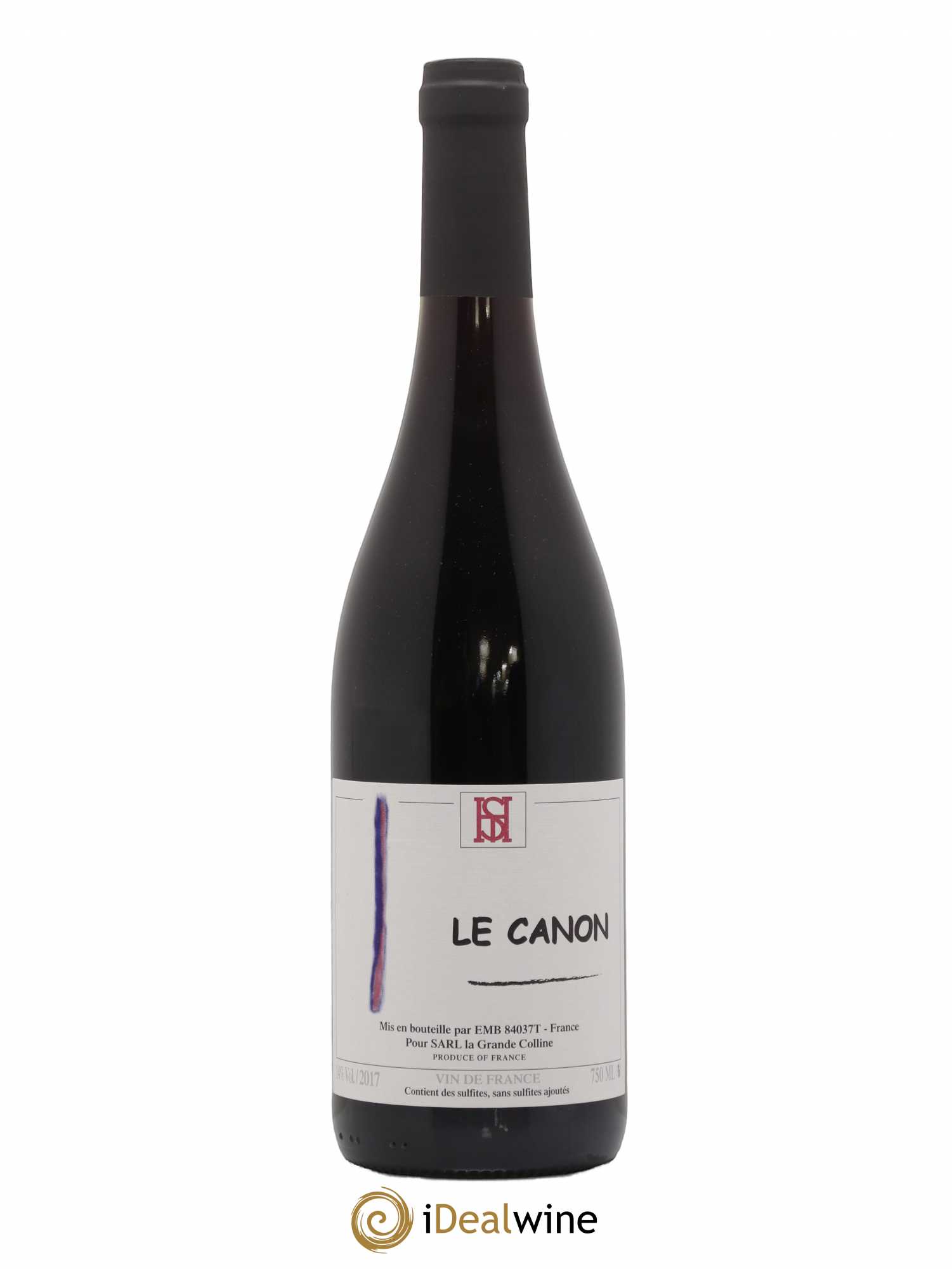 Vin de France Le Canon Hirotake Ooka - Domaine La Grande Colline 2017 - Lot de 1 bouteille - 0