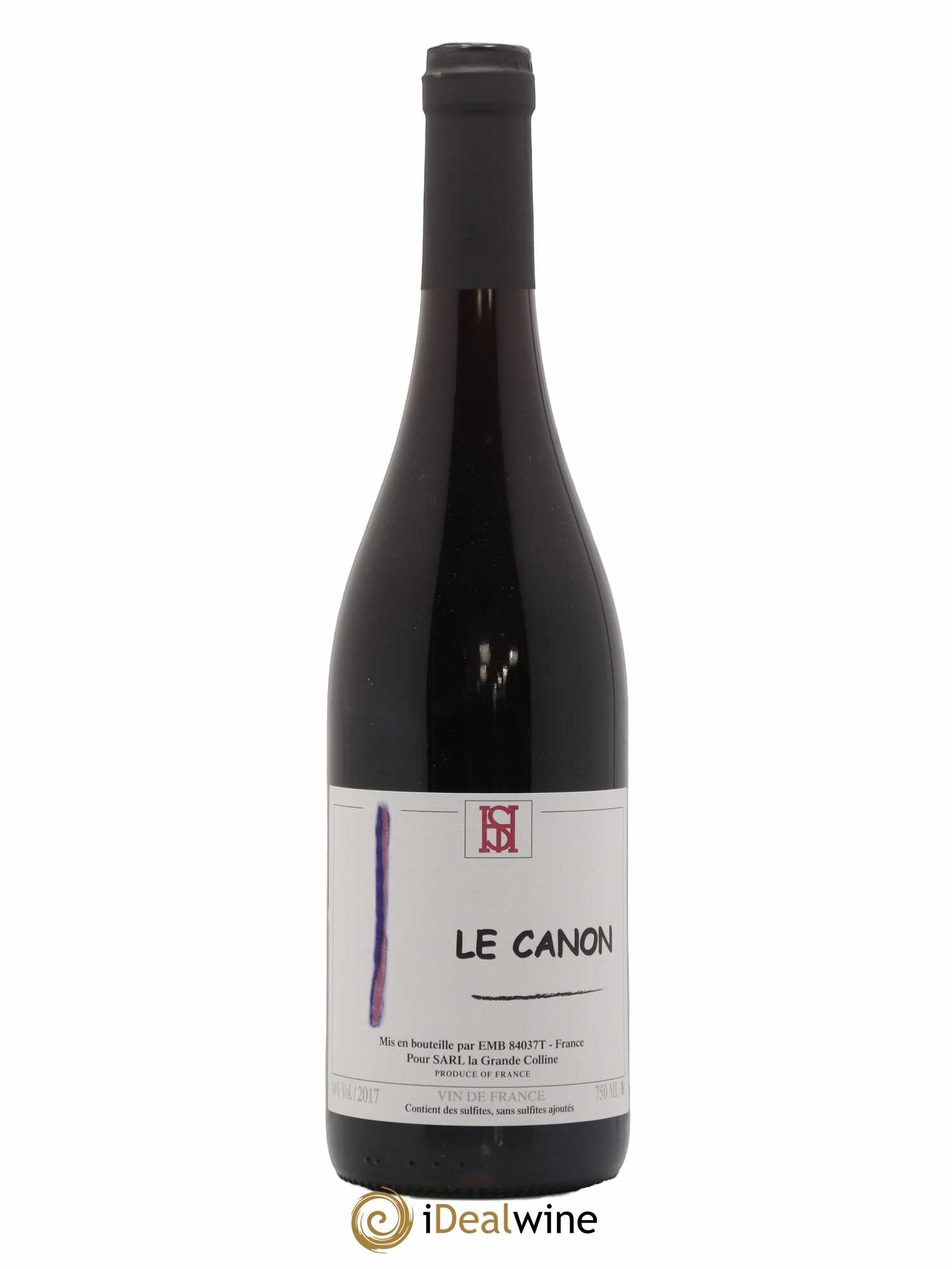 Vin de France Le Canon Hirotake Ooka - Domaine La Grande Colline 2017 - Lot de 1 bouteille - 0