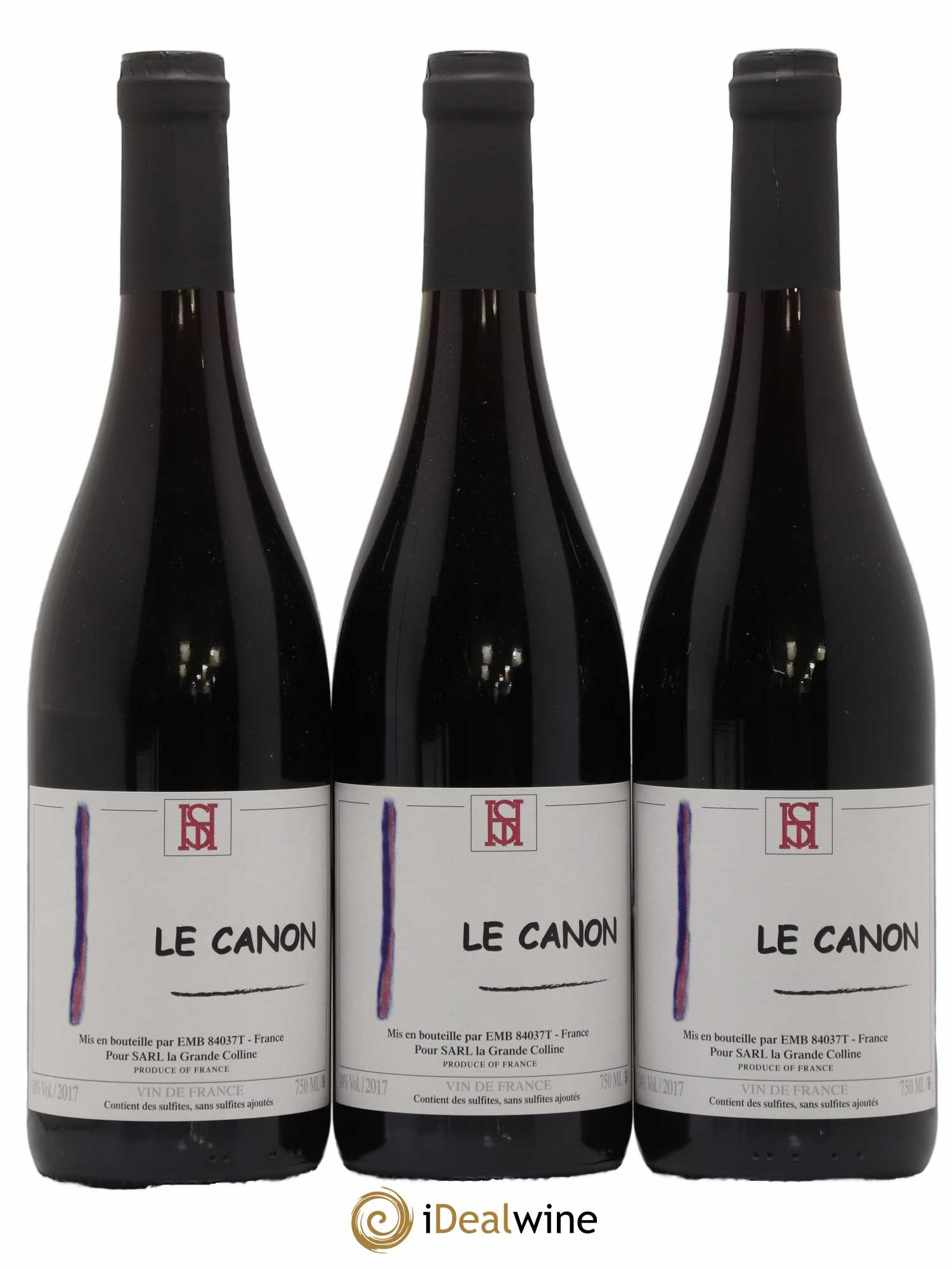 Vin de France Le Canon Hirotake Ooka - Domaine La Grande Colline 2017 - Lot of 6 bottles - 1