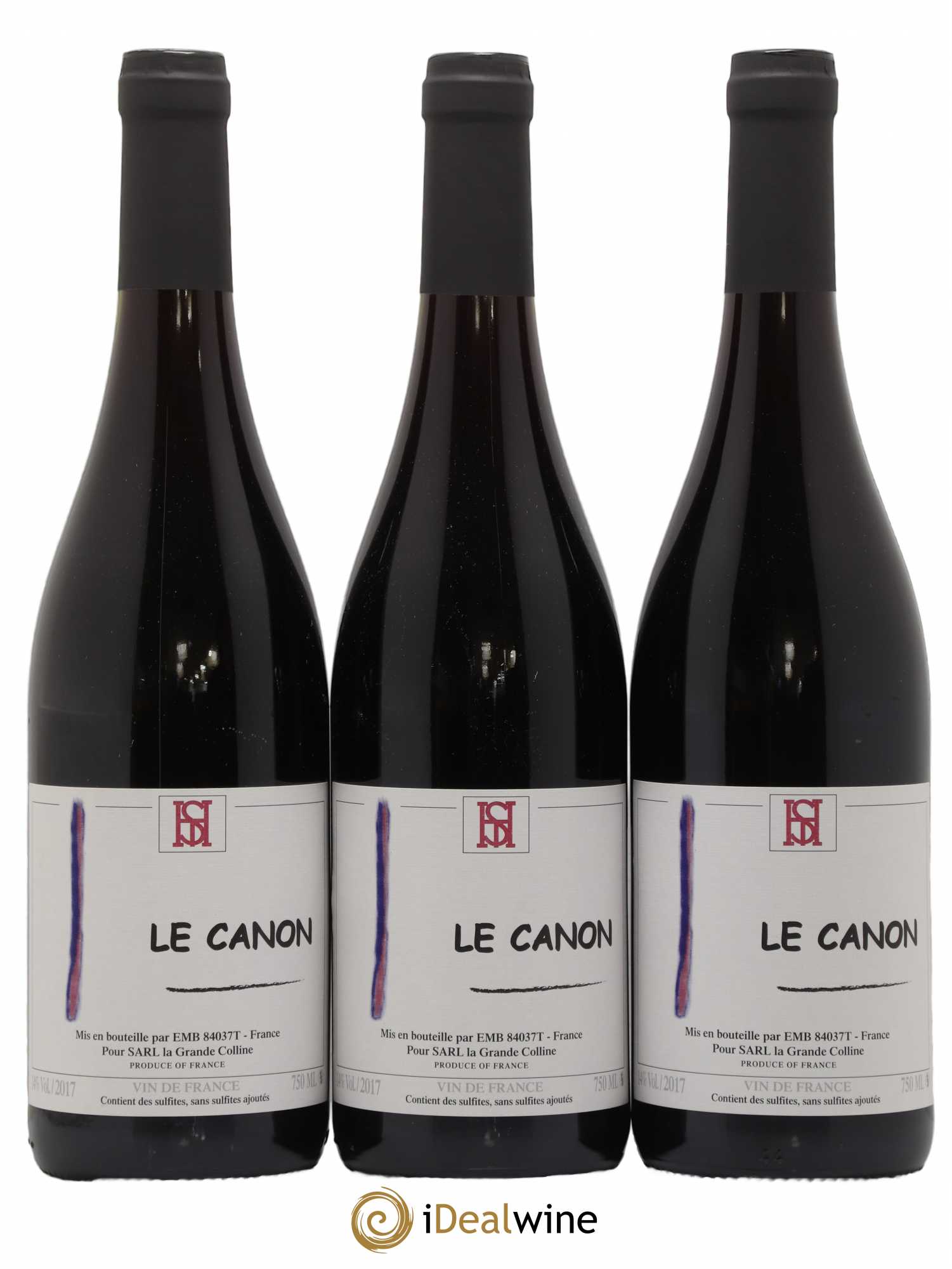 Vin de France Le Canon Hirotake Ooka - Domaine La Grande Colline 2017 - Lot of 6 bottles - 2