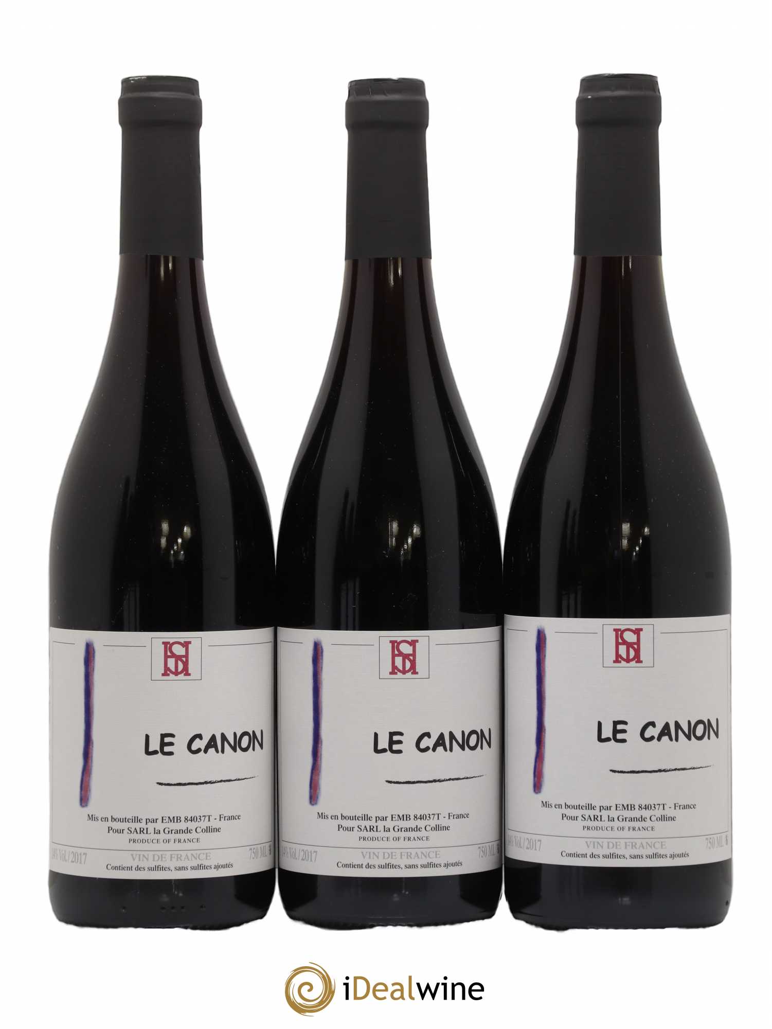 Vin de France Le Canon Hirotake Ooka - Domaine La Grande Colline 2017 - Lotto di 6 bottiglie - 1