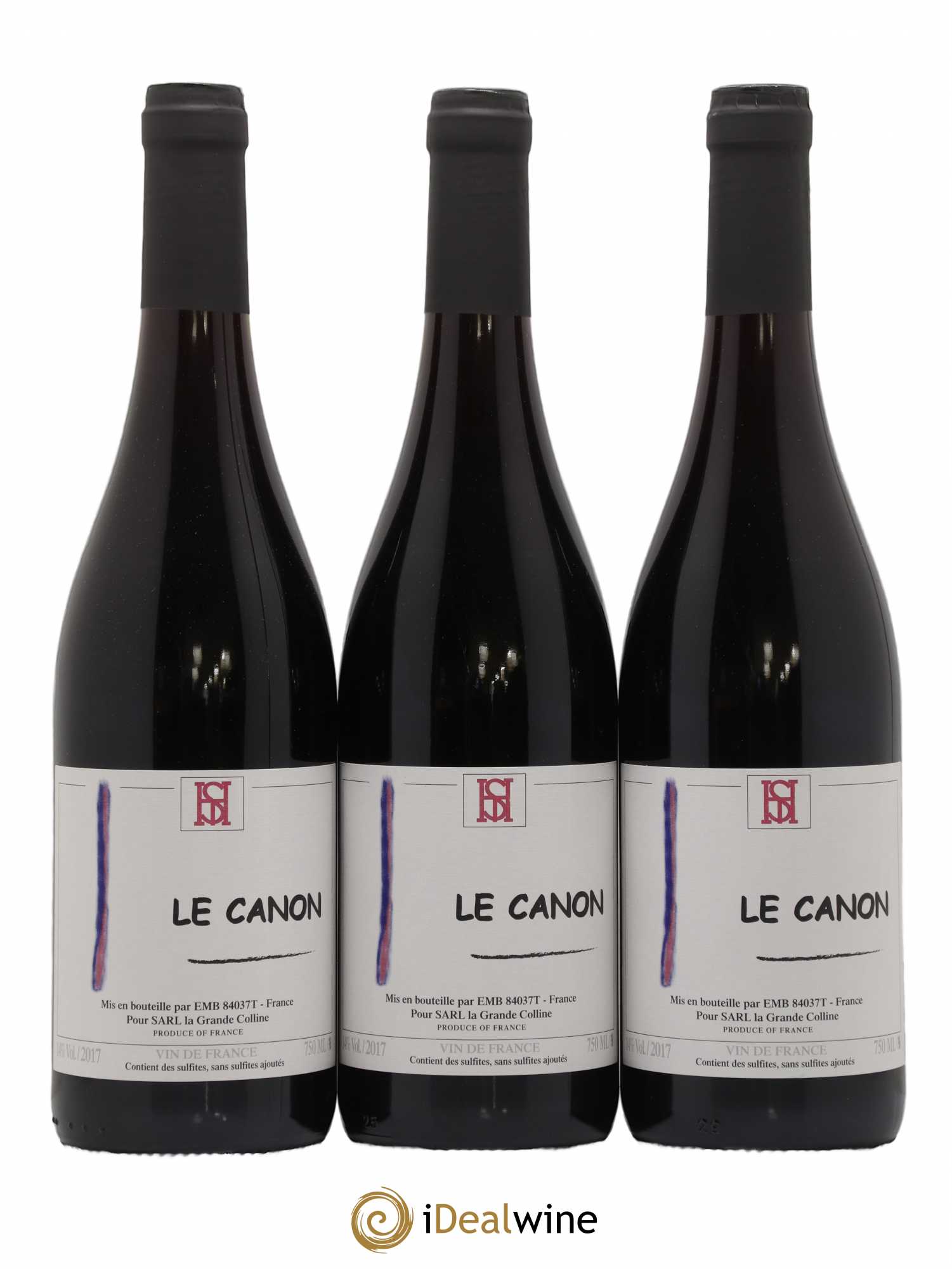 Vin de France Le Canon Hirotake Ooka - Domaine La Grande Colline 2017 - Lot de 6 bouteilles - 1