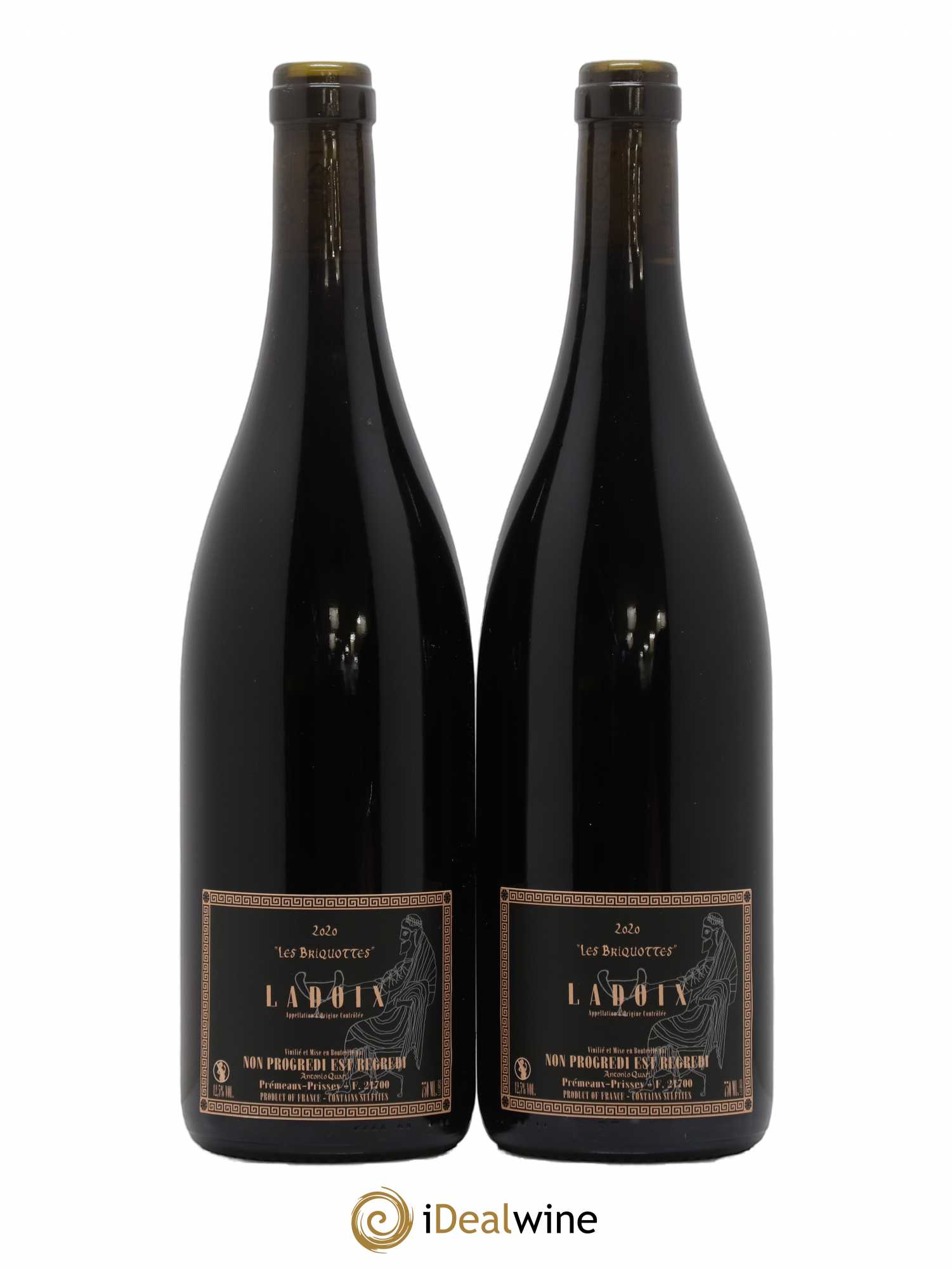 Ladoix Les Briquottes Antonio Quari Non Progredi Est Regredi 2020 - Lot de 2 bouteilles - 1